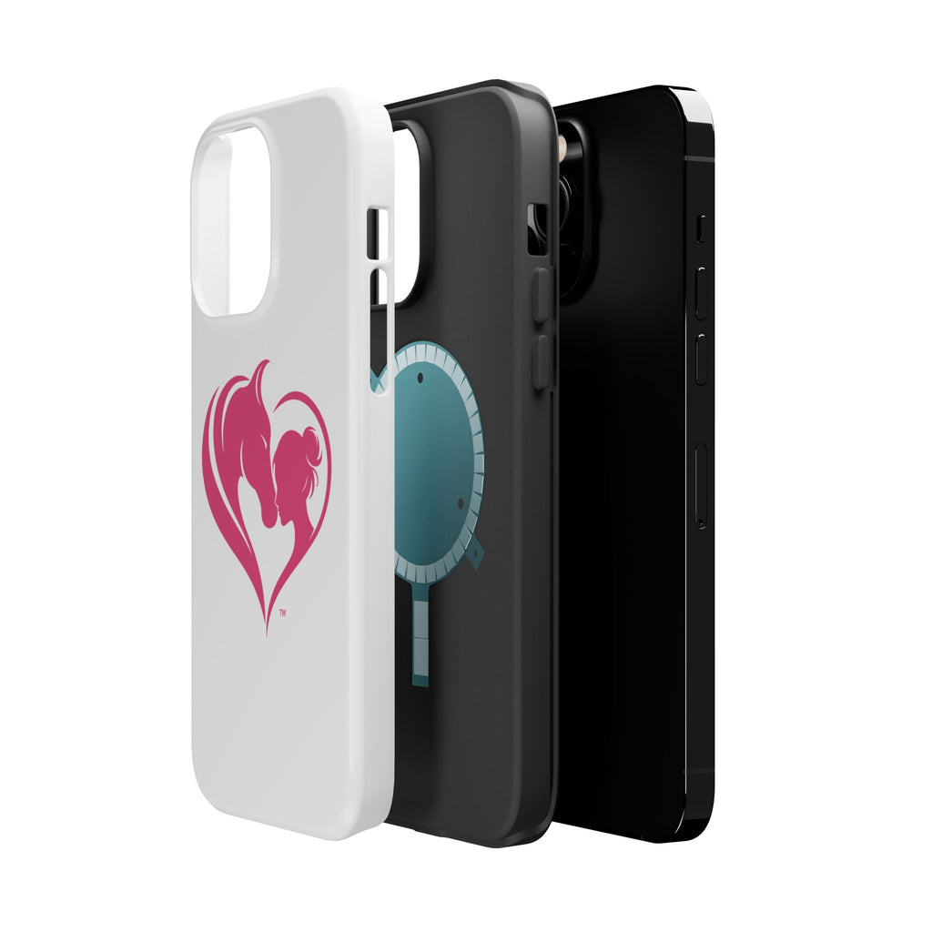 Horse Girl Heart, Stunning print Magnetic Impact-Resistant Cases HorseGirlsbrand