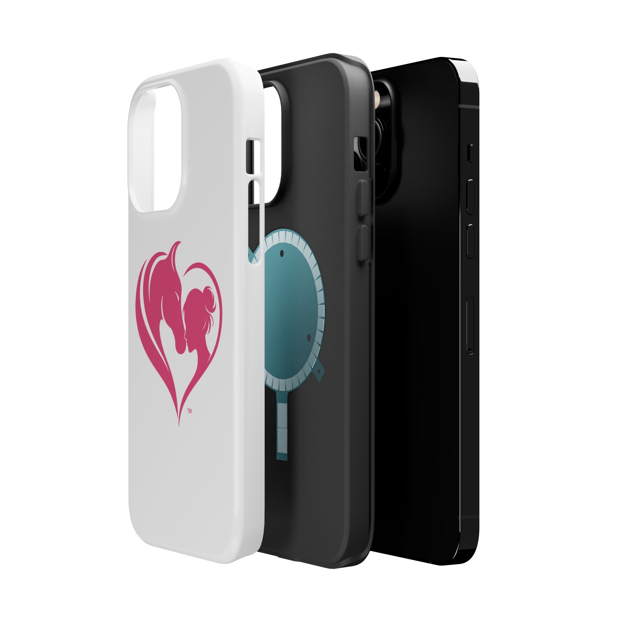 Horse Girl Heart, Stunning print Magnetic Impact-Resistant Cases HorseGirlsbrand