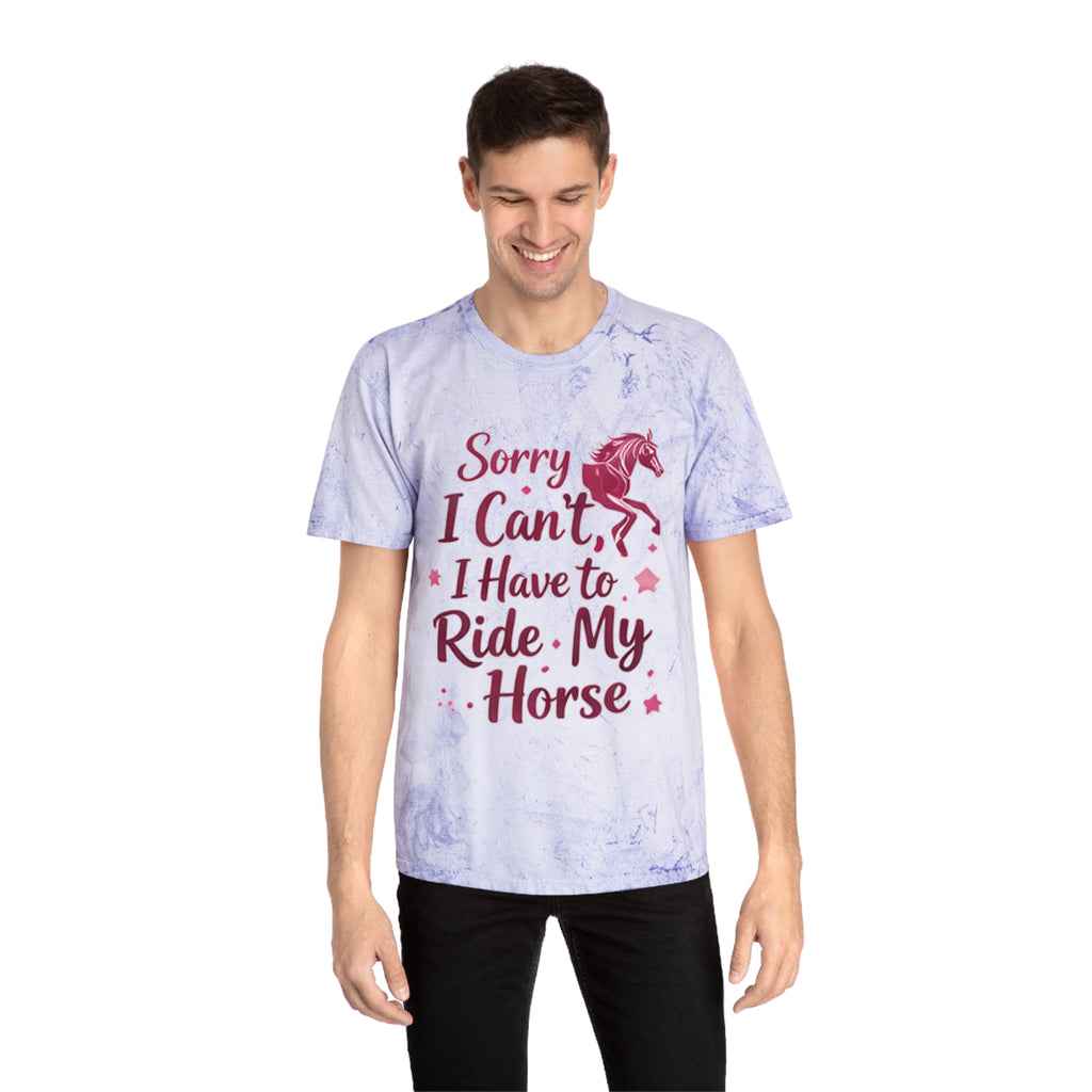 Sorry I Can't I Have to Ride My Horse T-Shirt | HorseGirlsbrand