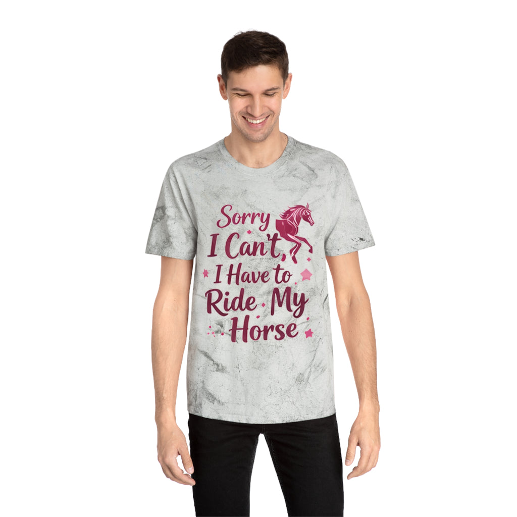 Sorry I Can't I Have to Ride My Horse T-Shirt | HorseGirlsbrand