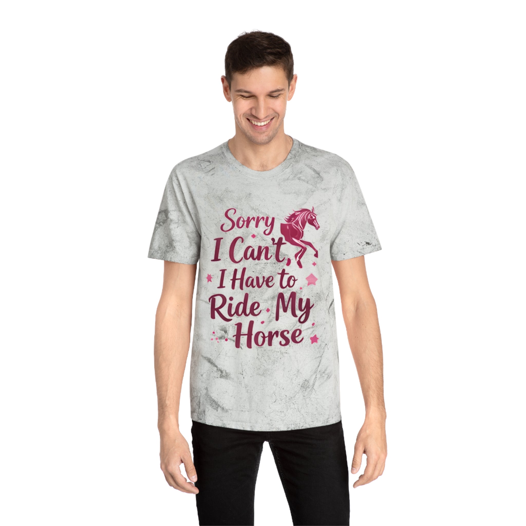 Sorry I Can't I Have to Ride My Horse T-Shirt | HorseGirlsbrand