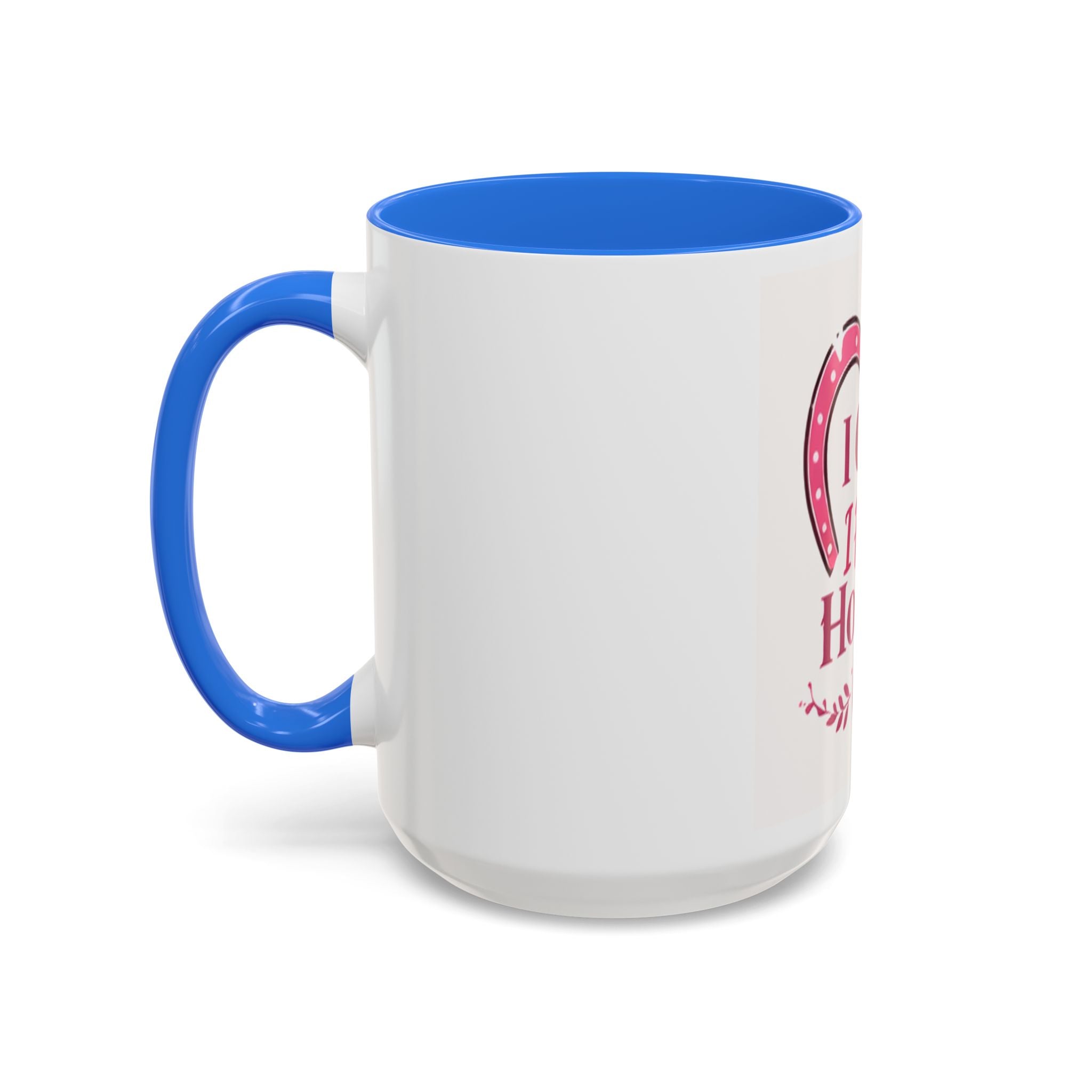 I Can't I Have Horses Pink Horseshoe Heart Mug | Coffee Cup, Equestrian, HorseGirlsBrand
