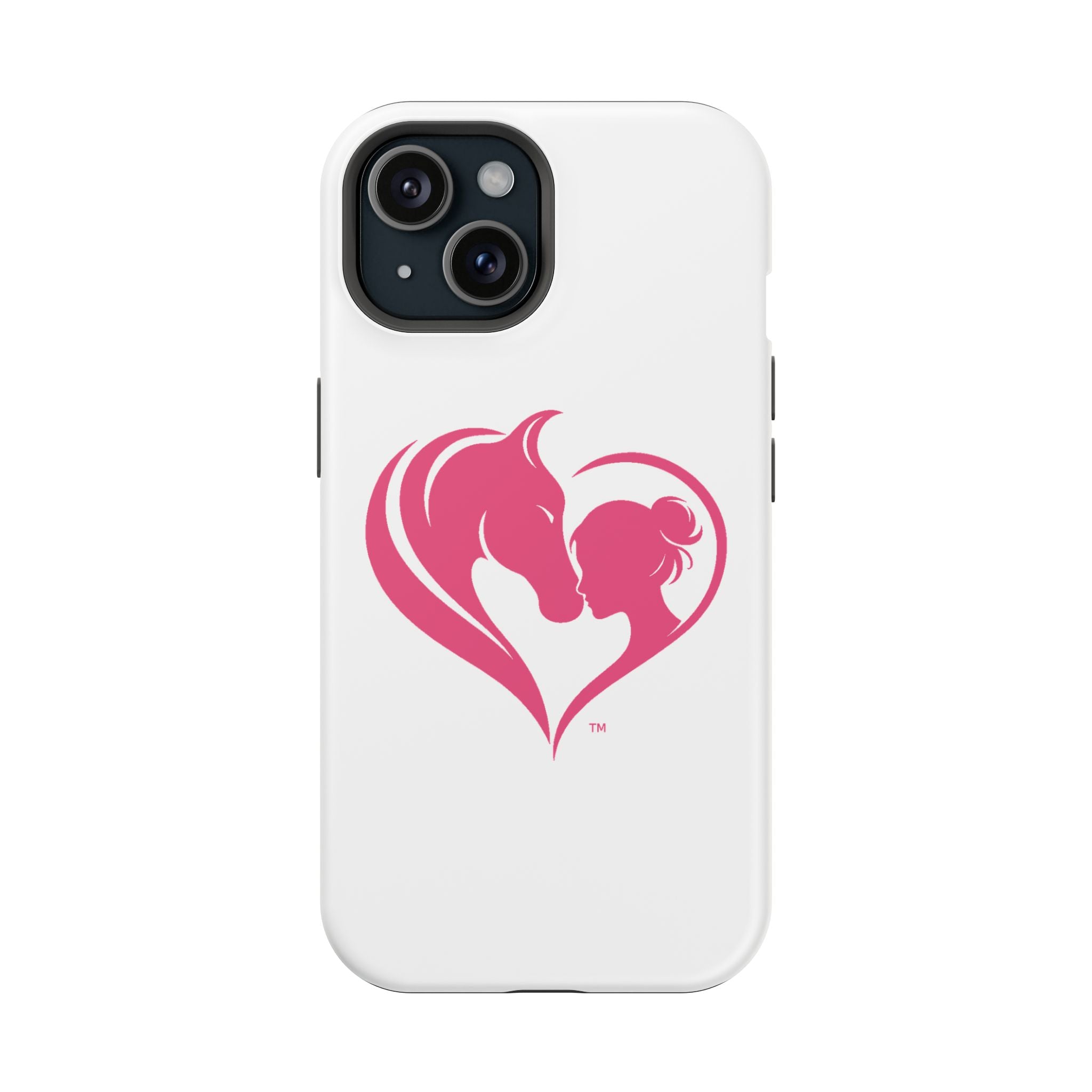 Horse Girl Heart, Stunning print Magnetic Impact-Resistant Cases HorseGirlsbrand