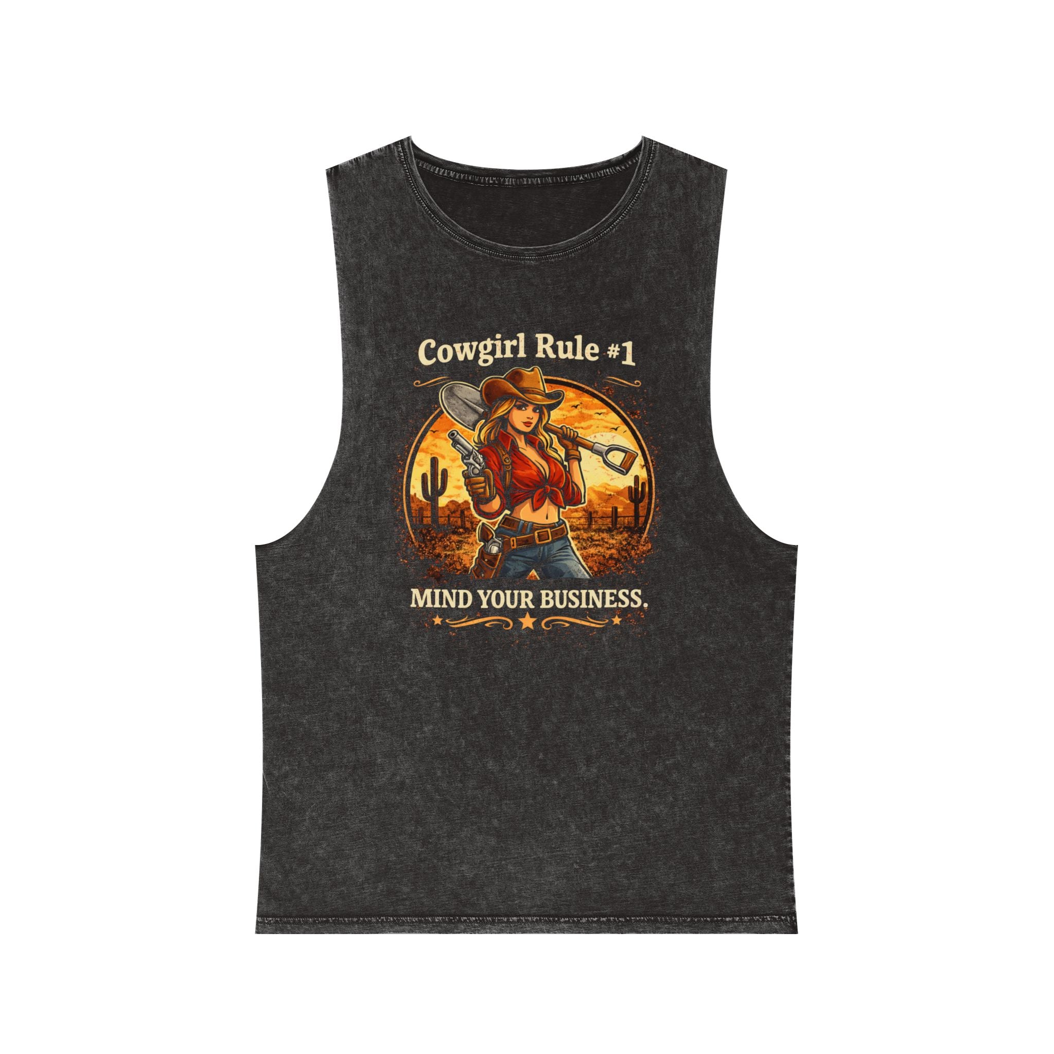 Cowgirl Rule #1 Mind Your Business Tank Top | HorseGirlsBrand