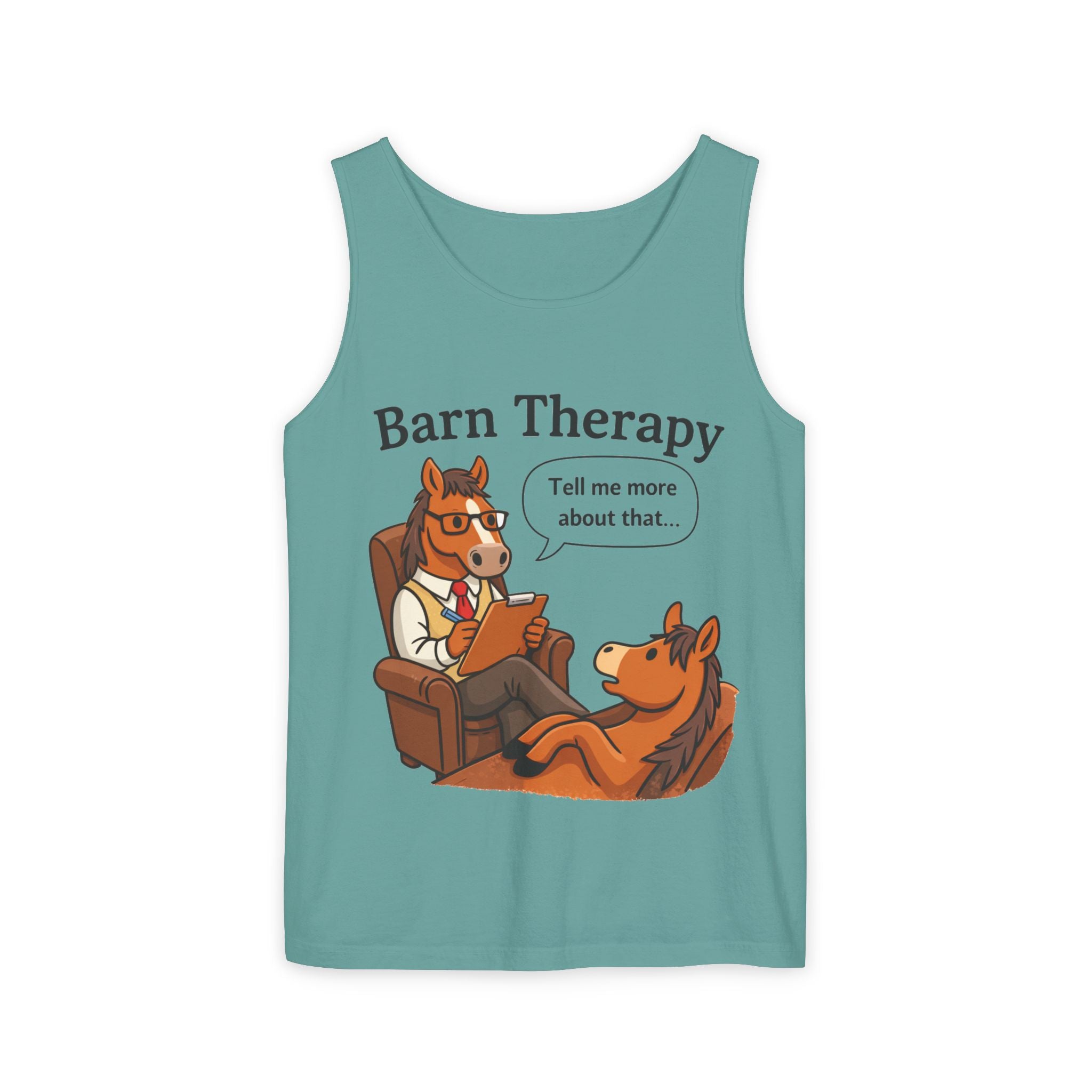 Barn Therapy Horse Tank Top |  HorseGirlsBrand