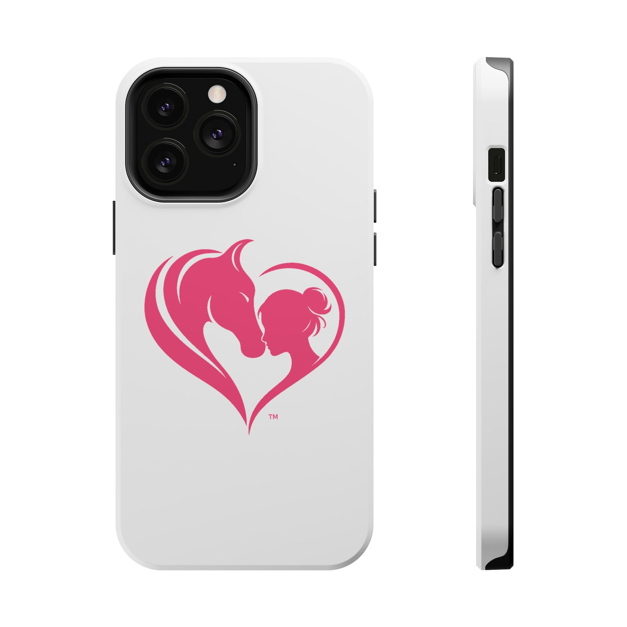 Horse Girl Heart, Stunning print Magnetic Impact-Resistant Cases HorseGirlsbrand