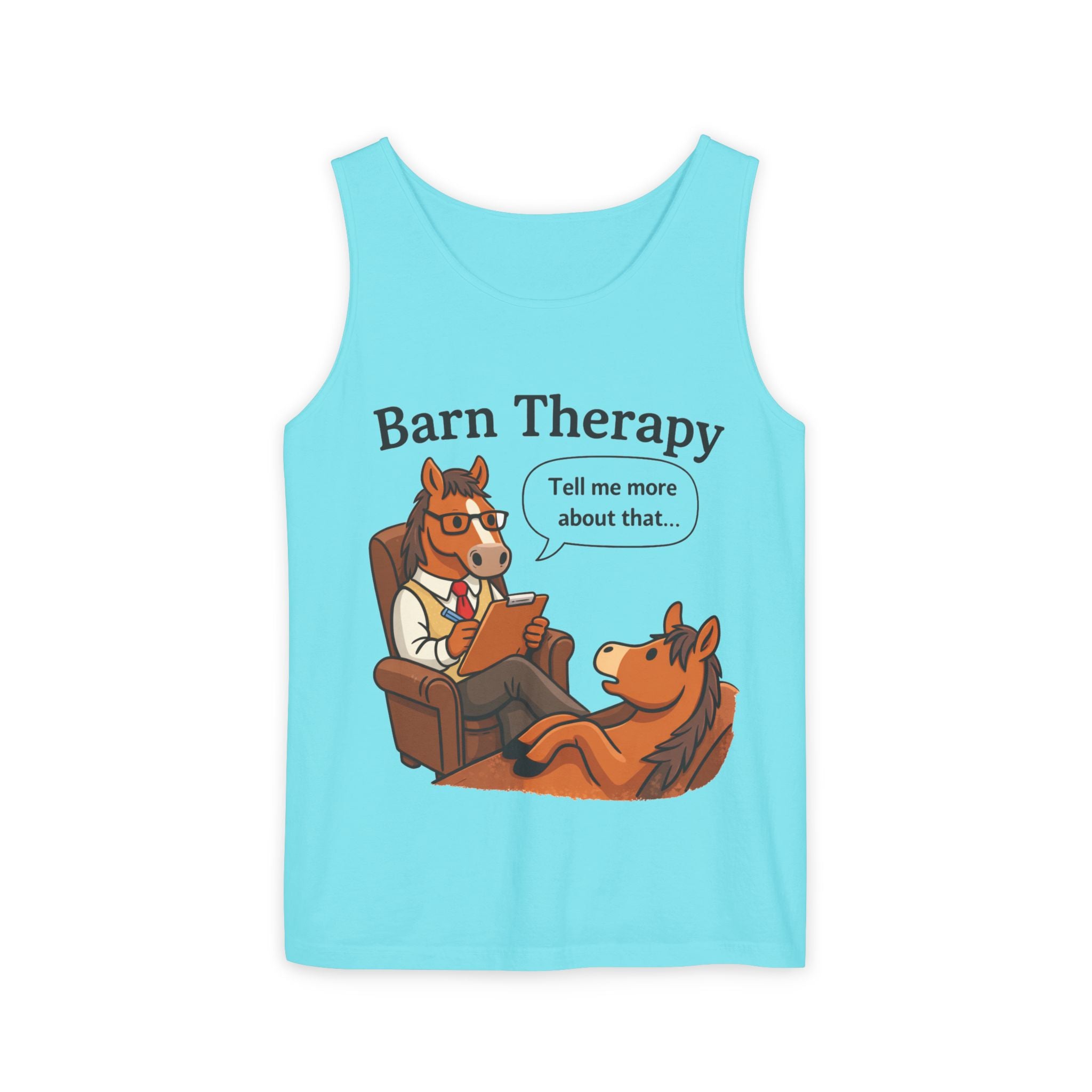 Barn Therapy Horse Tank Top |  HorseGirlsBrand
