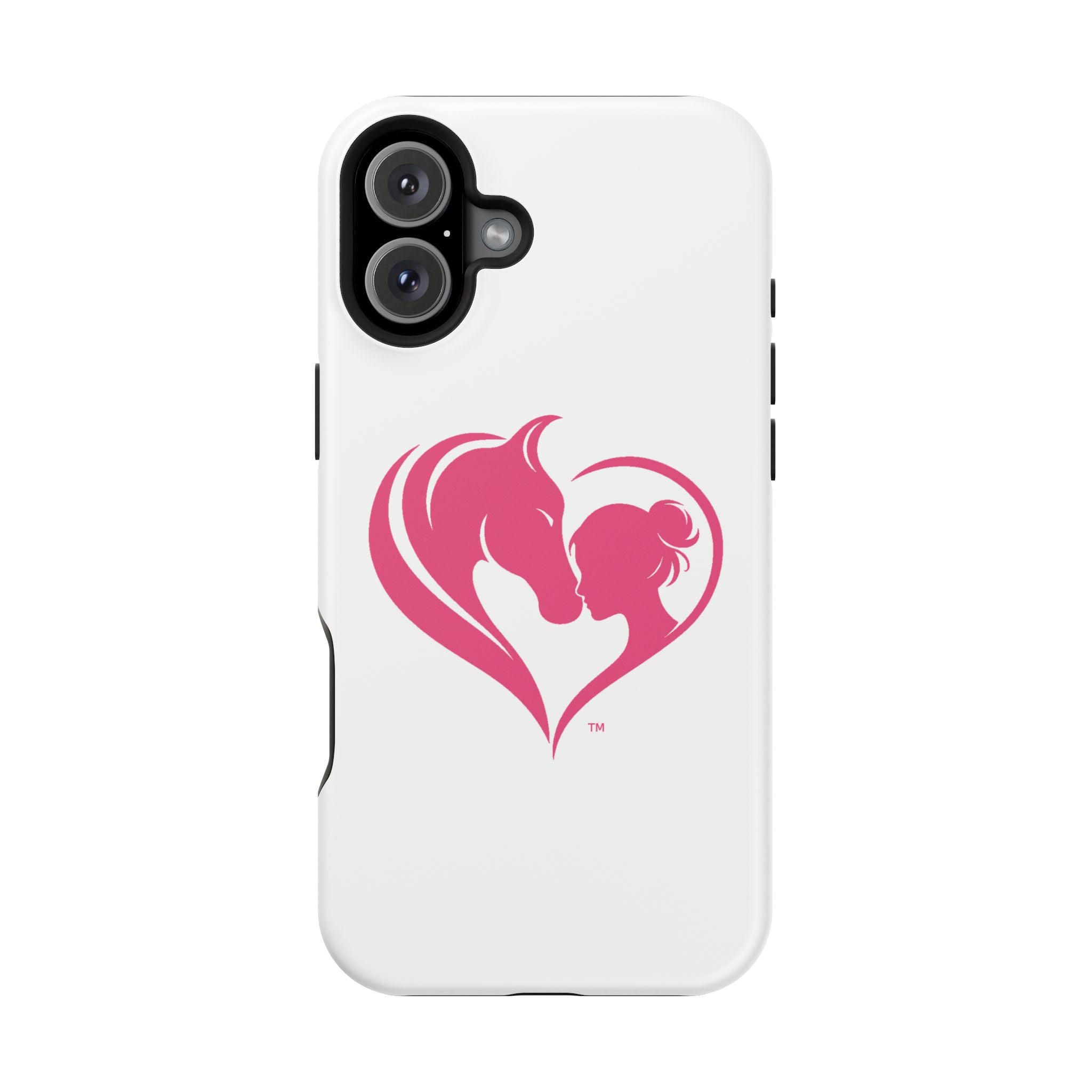 Horse Girl Heart, Stunning print Magnetic Impact-Resistant Cases HorseGirlsbrand