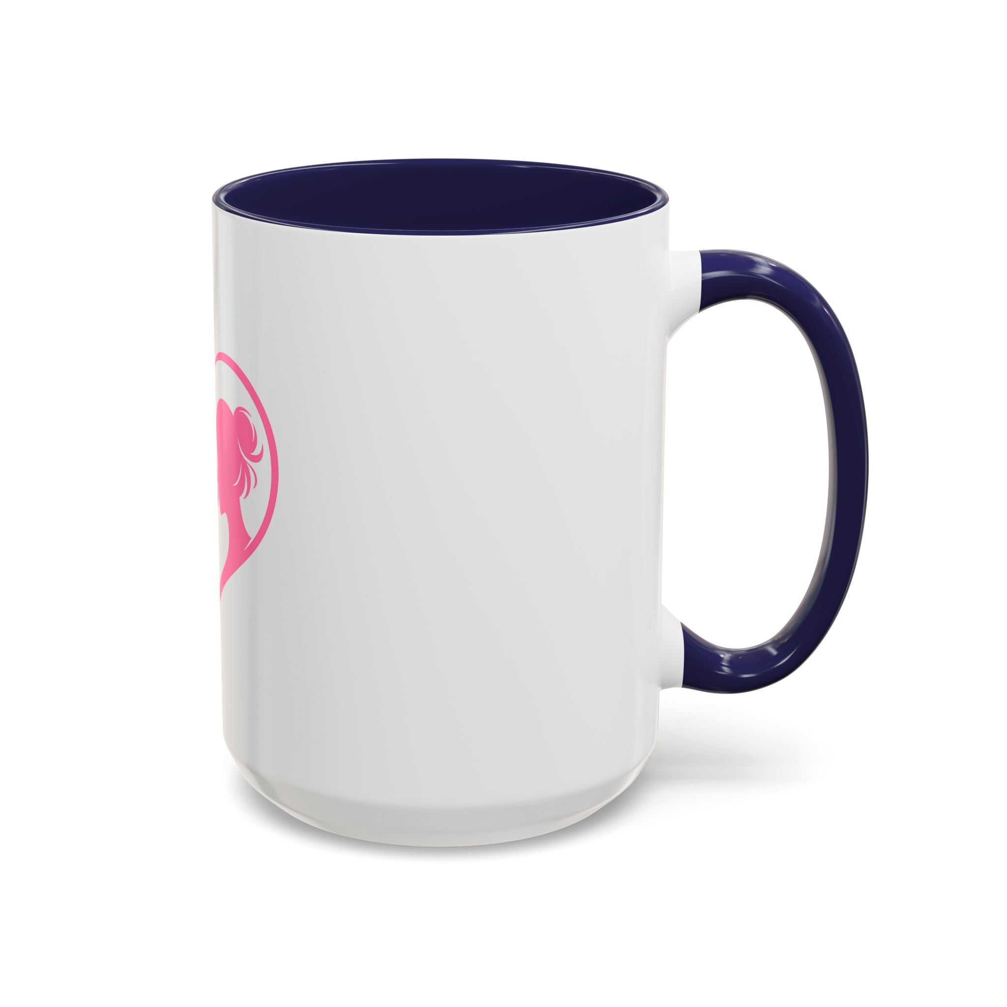 Heart Logo Accent Coffee Mug  Horse & Girl Silhouette for Horse Lovers 11/15oz HorseGirlsBrand
