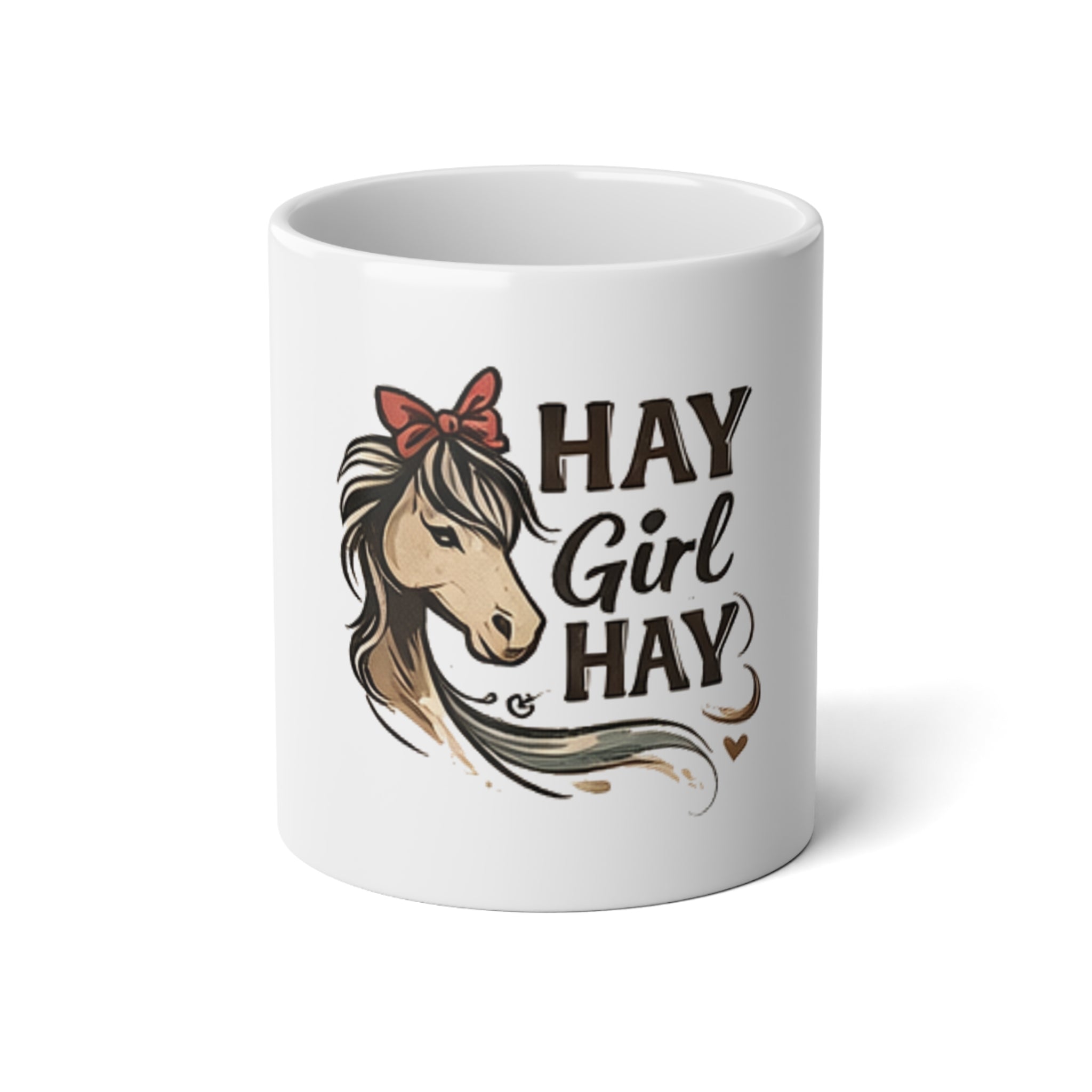 Hay Girl Hay Mug | 20oz jumbo coffee mug HorseGirlsBrand
