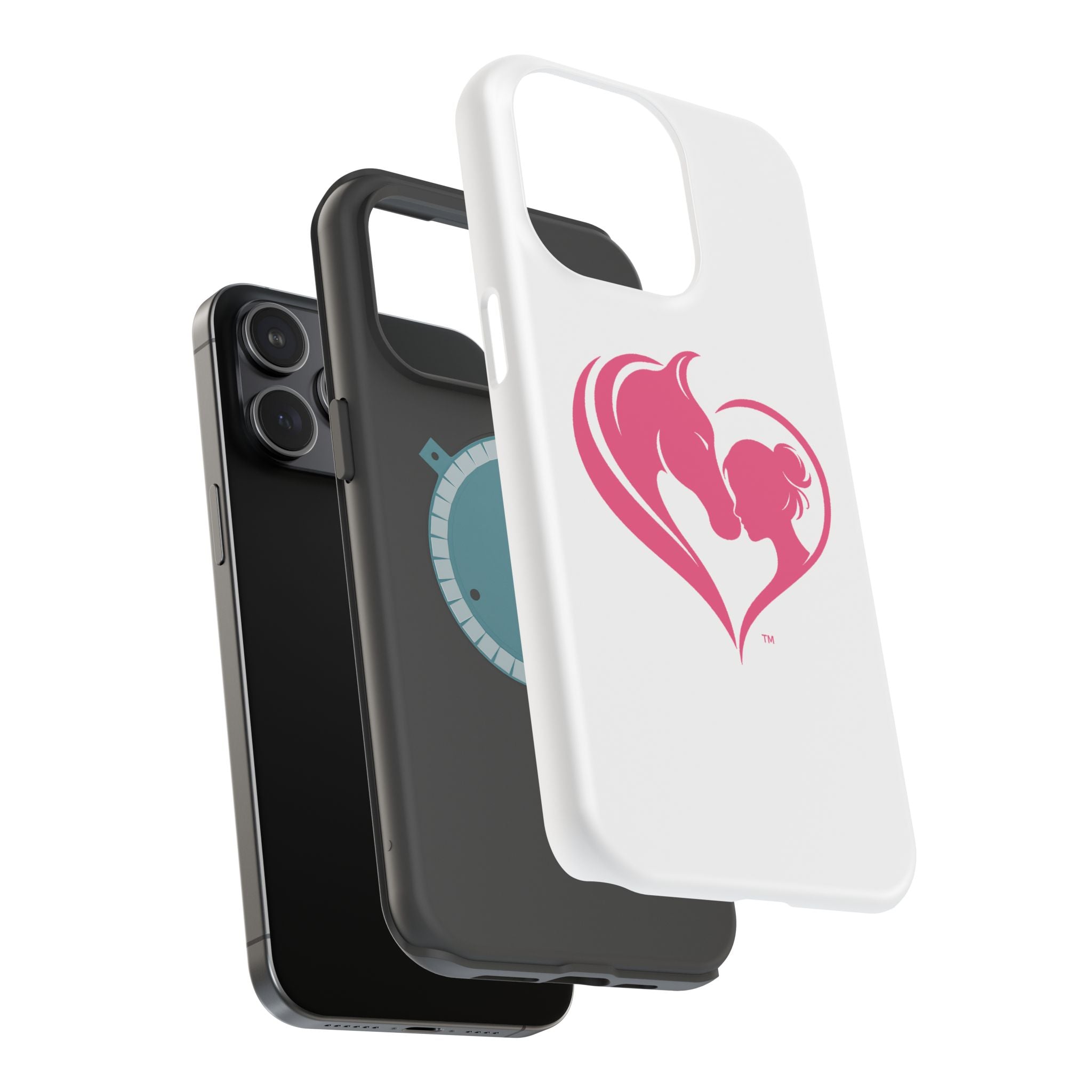 Horse Girl Heart, Stunning print Magnetic Impact-Resistant Cases HorseGirlsbrand
