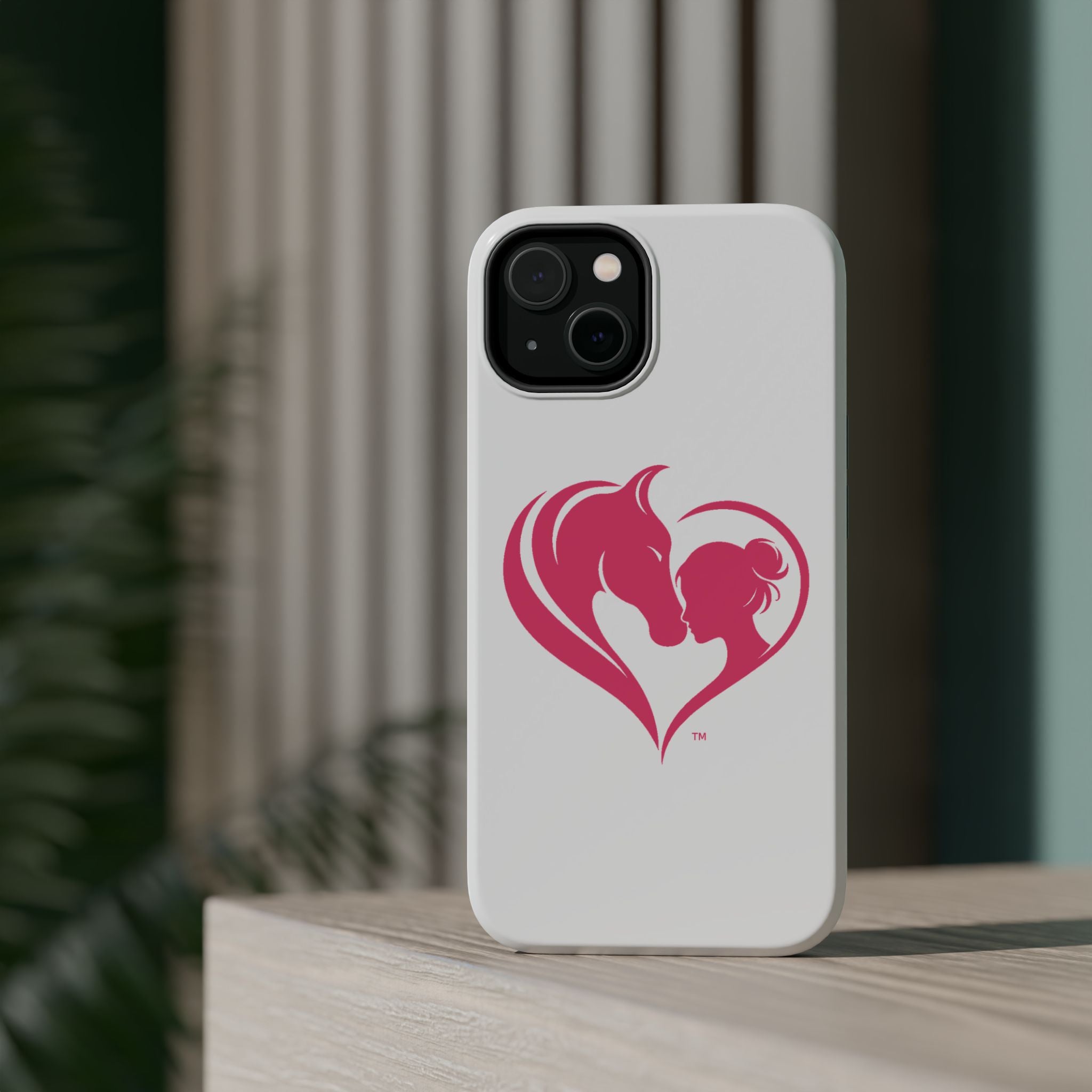 Horse Girl Heart, Stunning print Magnetic Impact-Resistant Cases HorseGirlsbrand