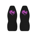 Horse and Girl Heart Polyester Car Seat Covers | Pink Horse Silhouette HorseGirlsBrand