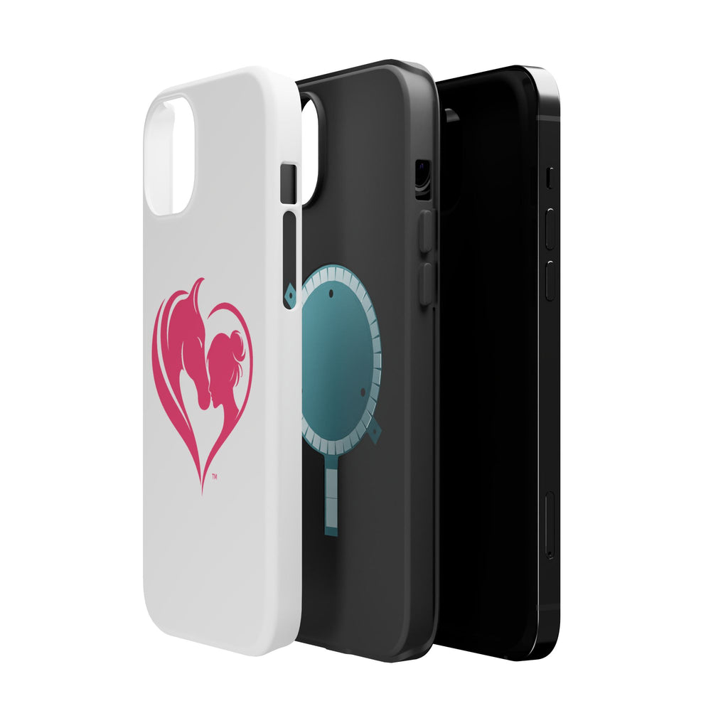 Horse Girl Heart, Stunning print Magnetic Impact-Resistant Cases HorseGirlsbrand