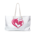Horse and Girl Heart Weekender Bag | Equestrian Tote, Pink Silhouette HorseGirlsBrand