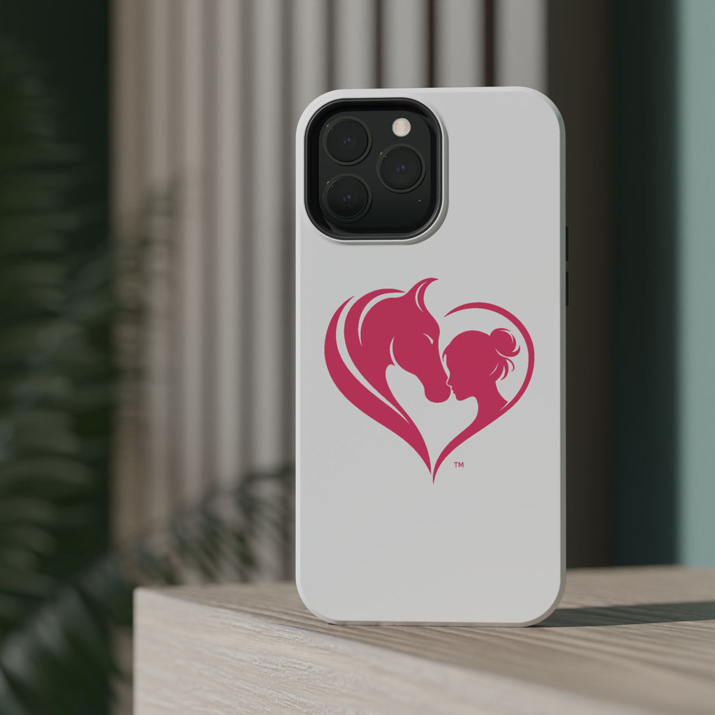 Horse Girl Heart, Stunning print Magnetic Impact-Resistant Cases HorseGirlsbrand