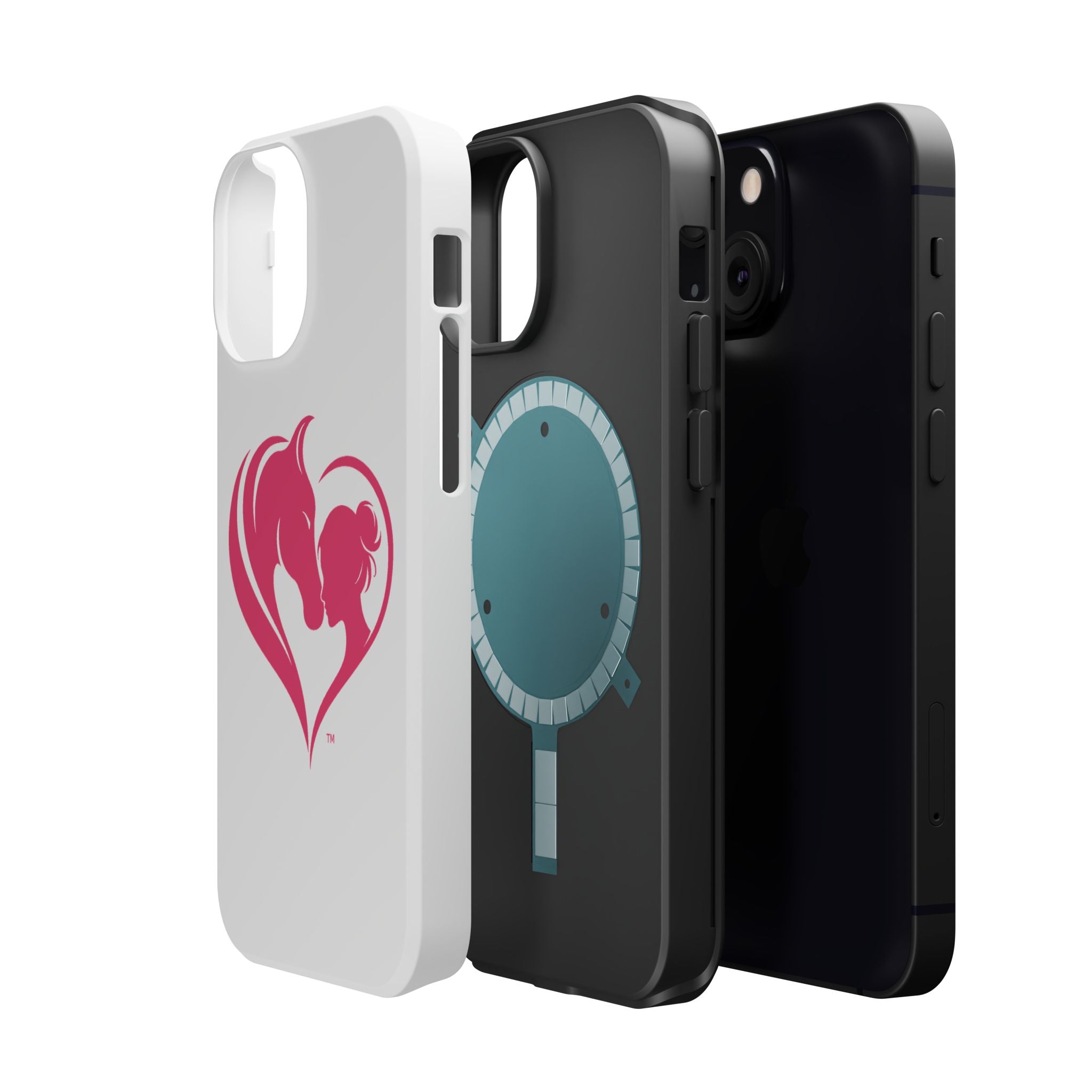 Horse Girl Heart, Stunning print Magnetic Impact-Resistant Cases HorseGirlsbrand