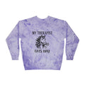 My Therapist Eats Hay horse graphic Sweatshirt | tie dye crewneck