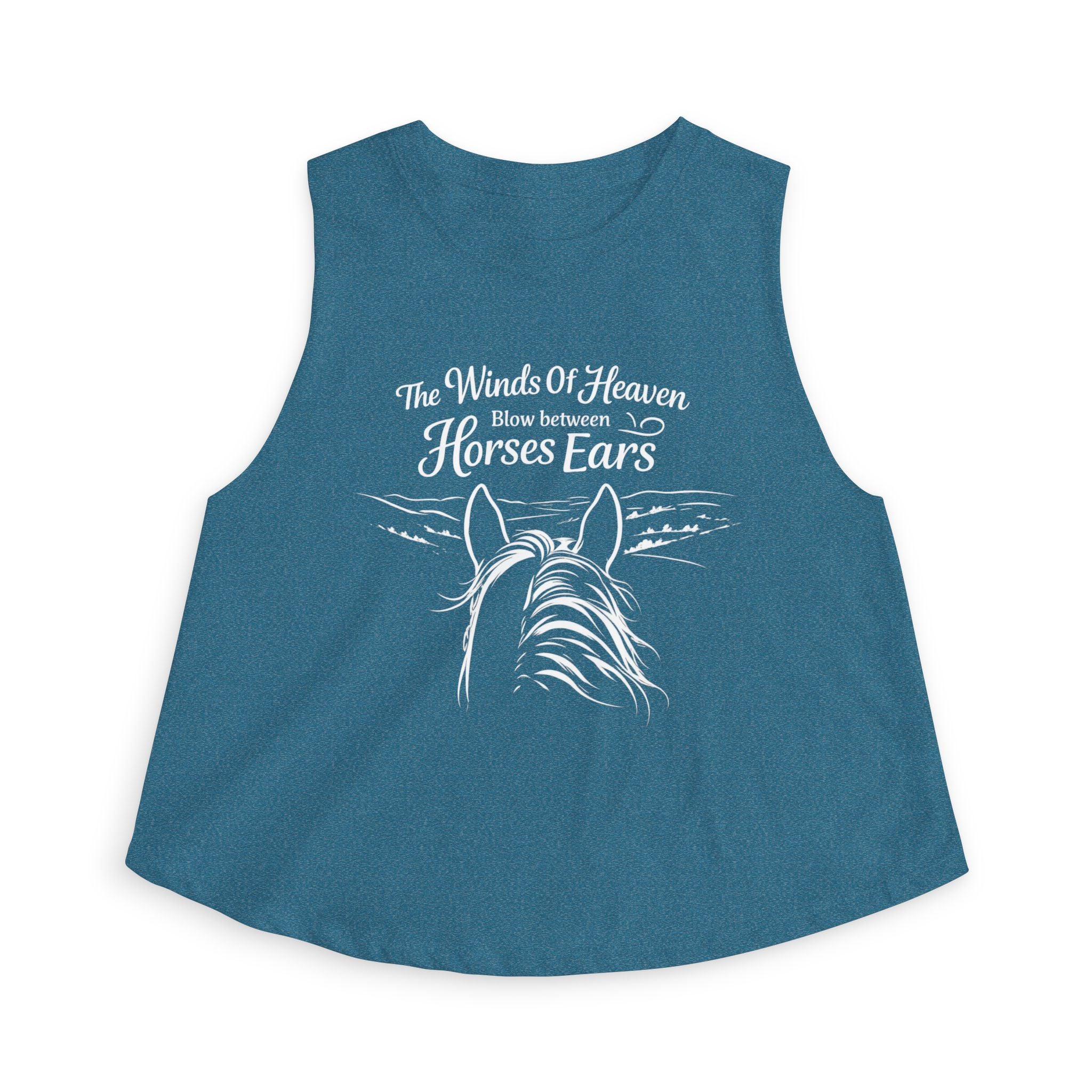 The Winds of Heaven Horses Ears Crop Top | Horseback Riding Shirt HorseGirlsBrand