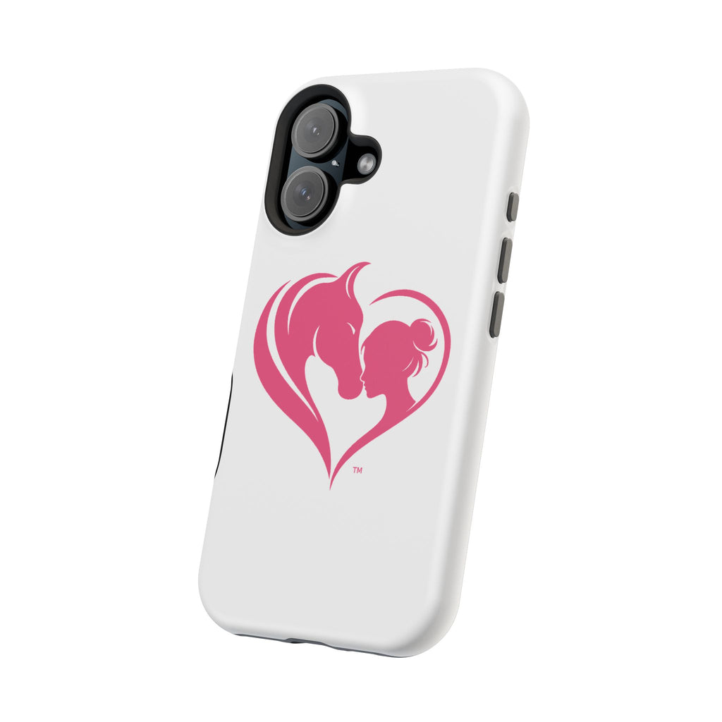Horse Girl Heart, Stunning print Magnetic Impact-Resistant Cases HorseGirlsbrand