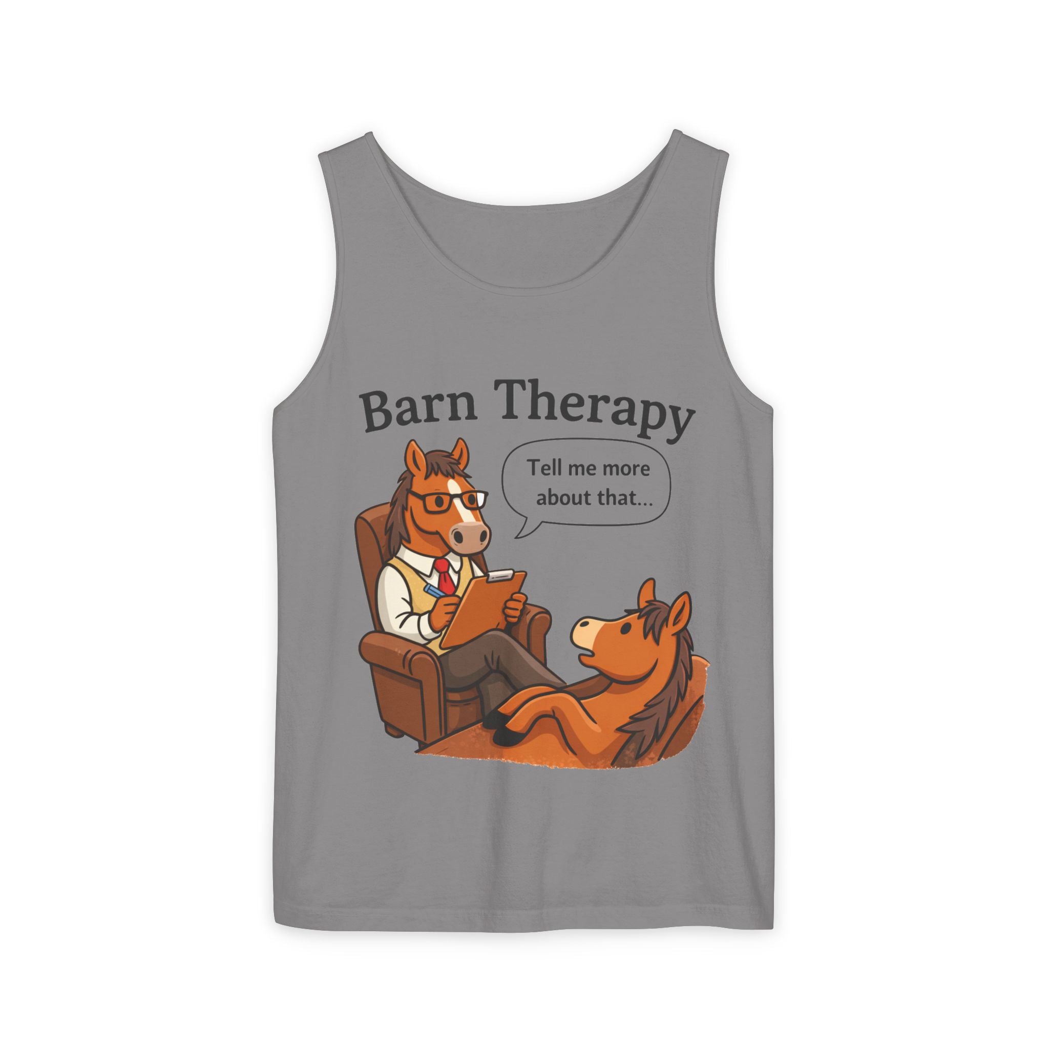 Barn Therapy Horse Tank Top |  HorseGirlsBrand