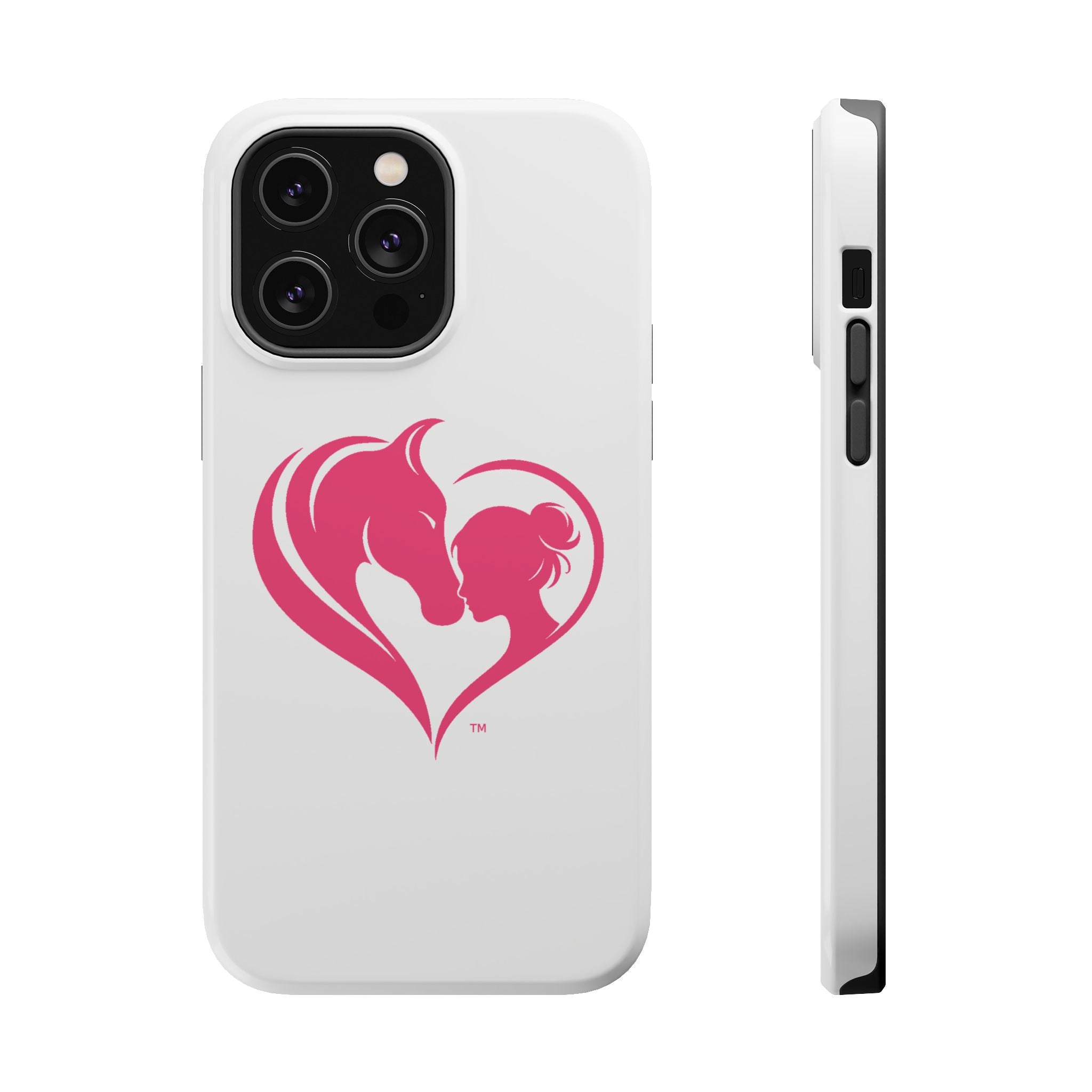 Horse Girl Heart, Stunning print Magnetic Impact-Resistant Cases HorseGirlsbrand