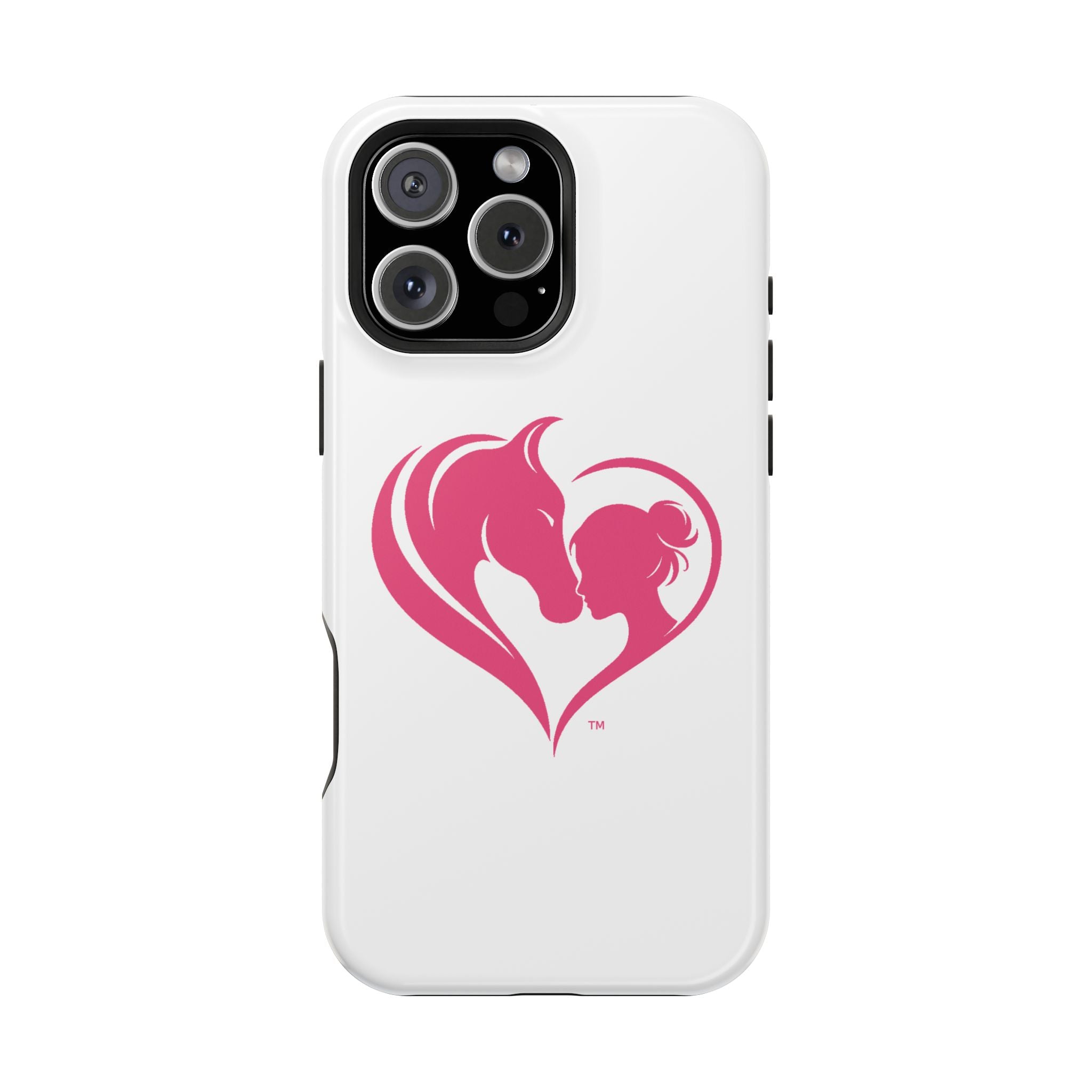 Horse Girl Heart, Stunning print Magnetic Impact-Resistant Cases HorseGirlsbrand