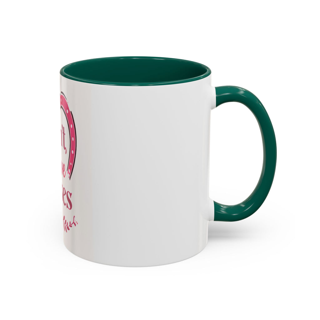 I Can't I Have Horses Pink Horseshoe Heart Mug | Coffee Cup, Equestrian, HorseGirlsBrand