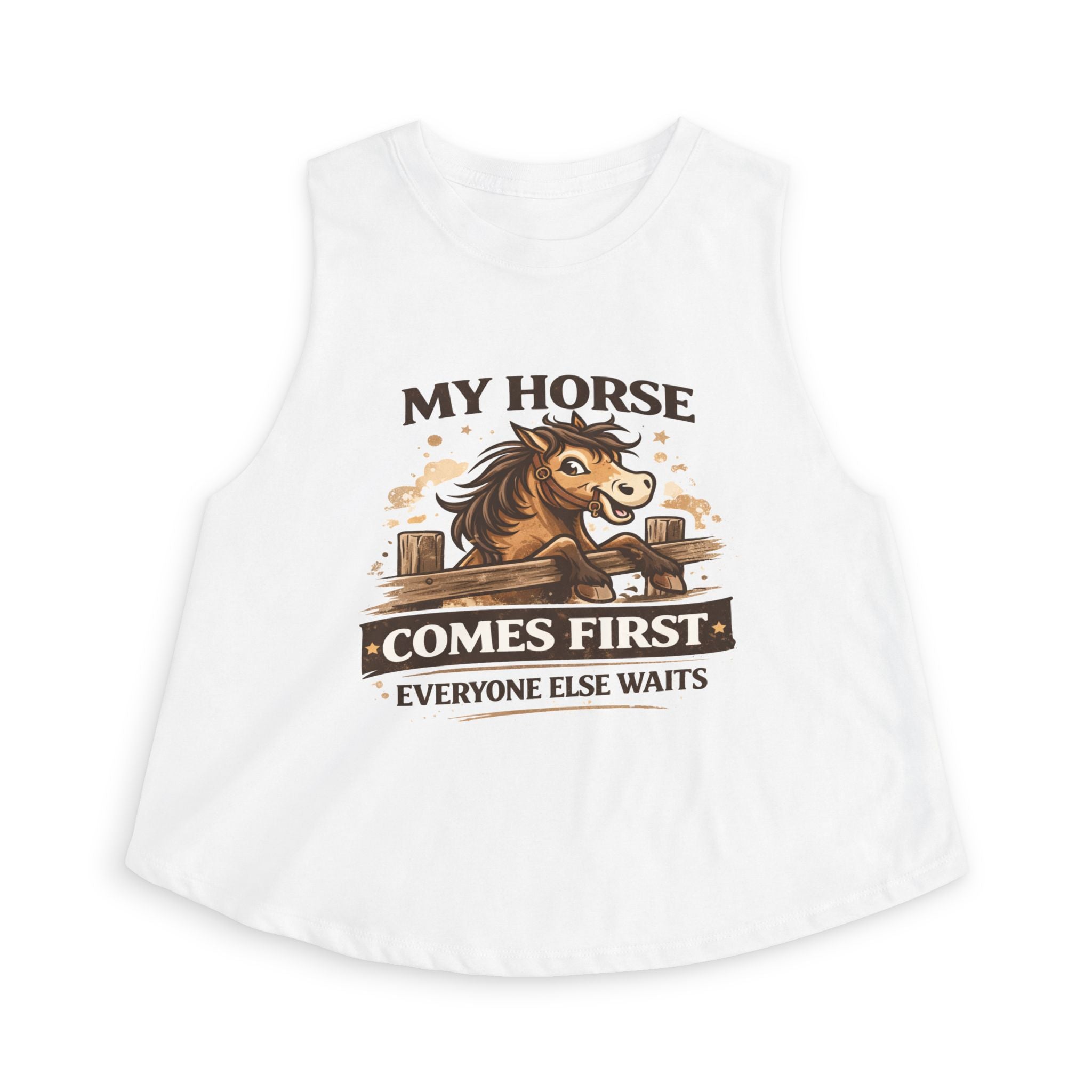 My Horse Comes First Women's Crop Top | HorseGirlsBrand
