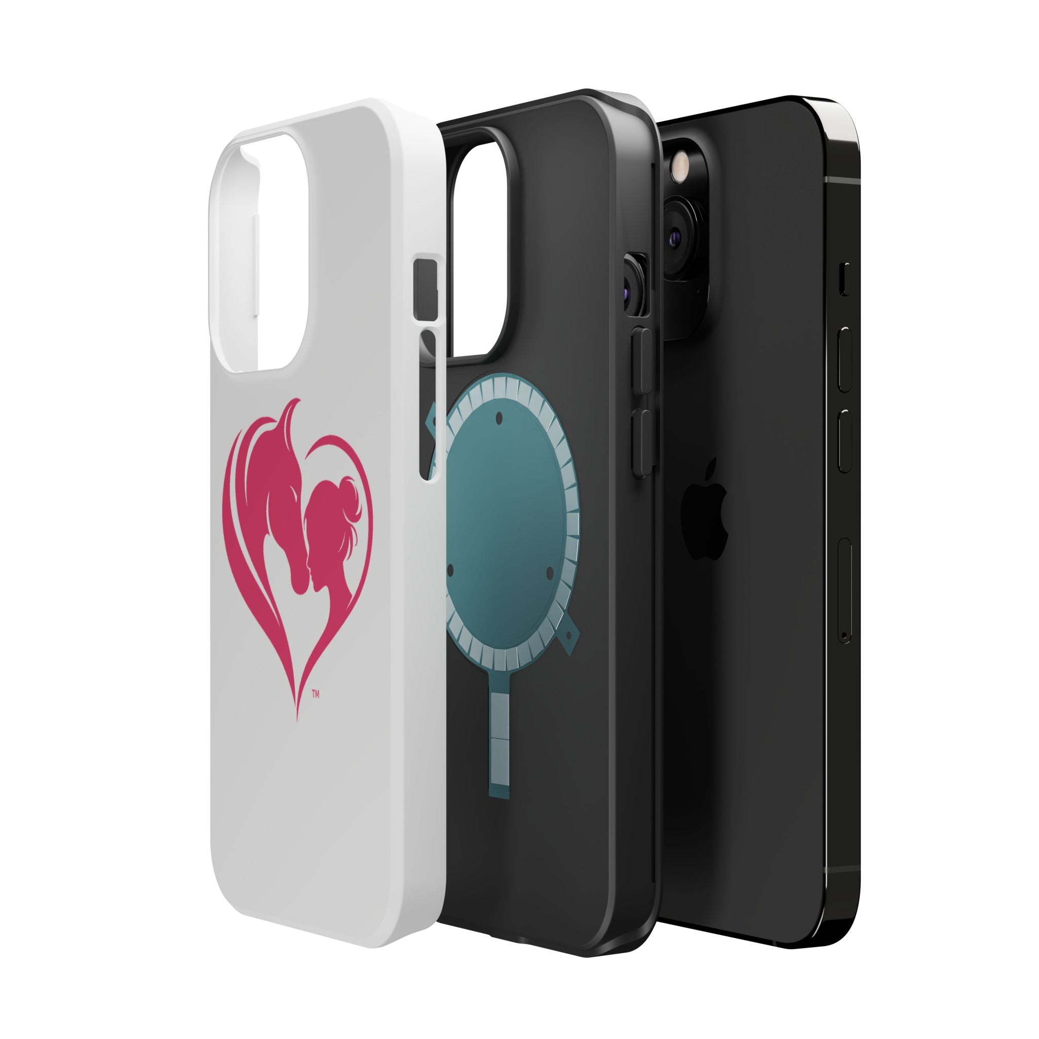 Horse Girl Heart, Stunning print Magnetic Impact-Resistant Cases HorseGirlsbrand
