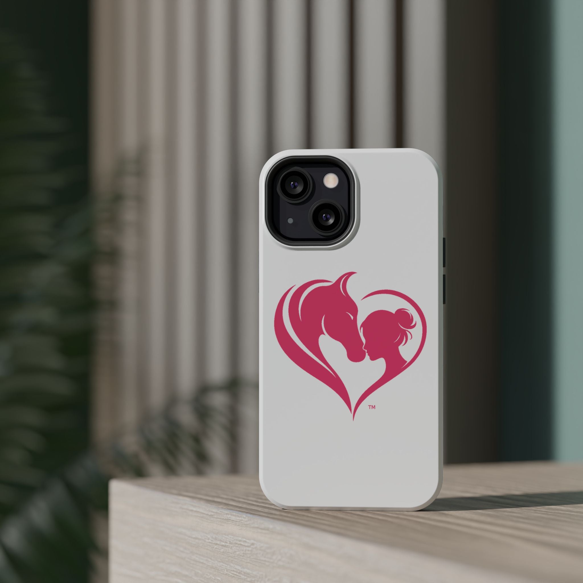 Horse Girl Heart, Stunning print Magnetic Impact-Resistant Cases HorseGirlsbrand
