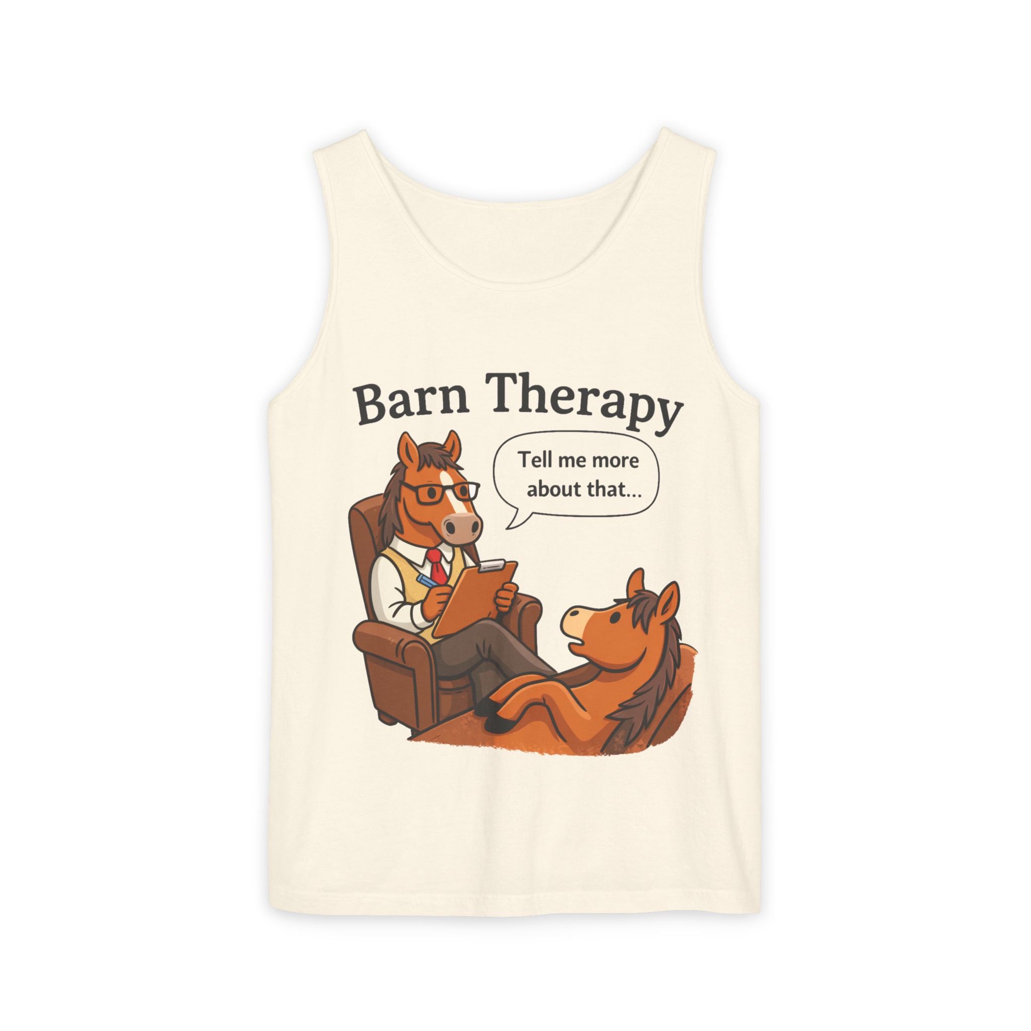 Barn Therapy Horse Tank Top |  HorseGirlsBrand