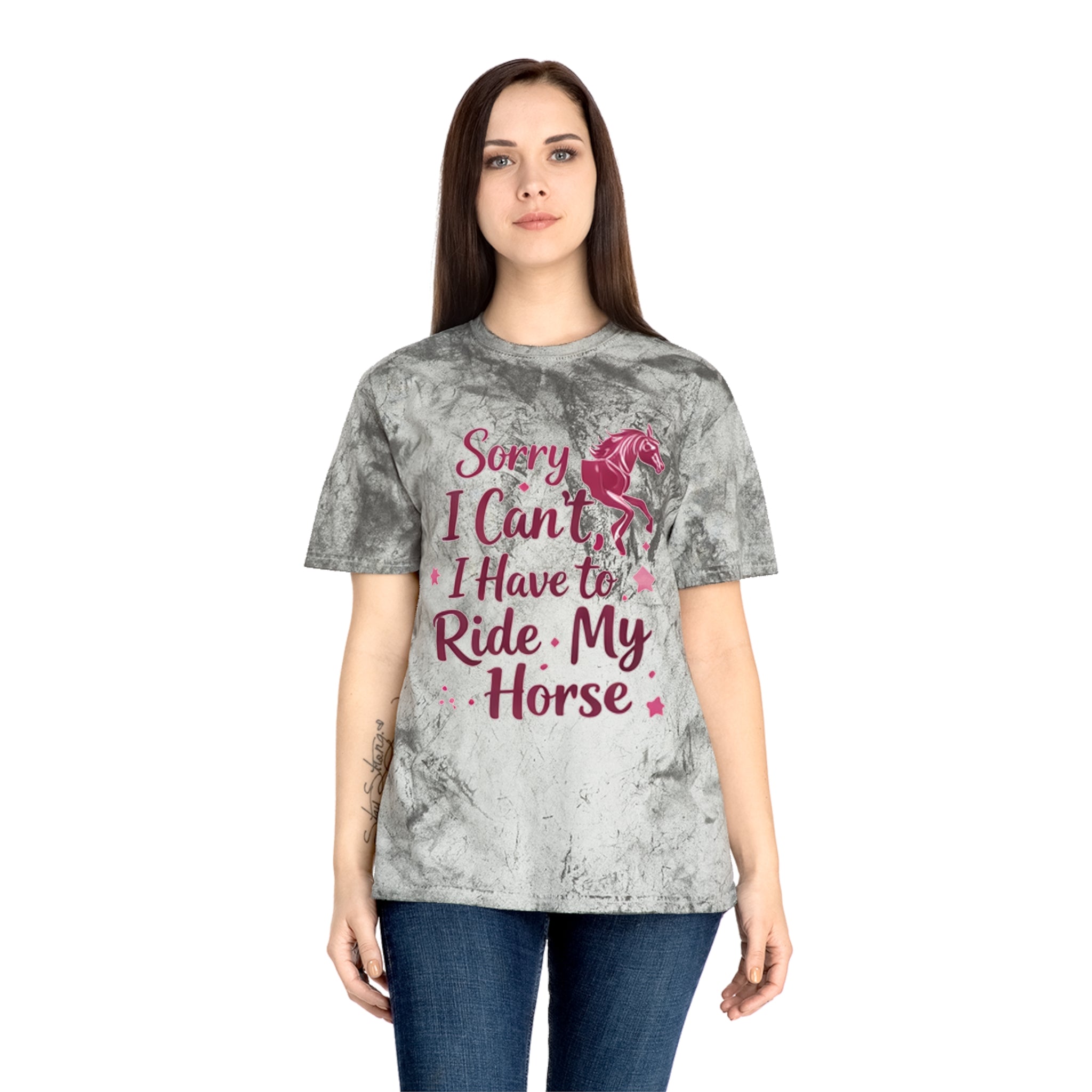 Sorry I Can't I Have to Ride My Horse T-Shirt | HorseGirlsbrand