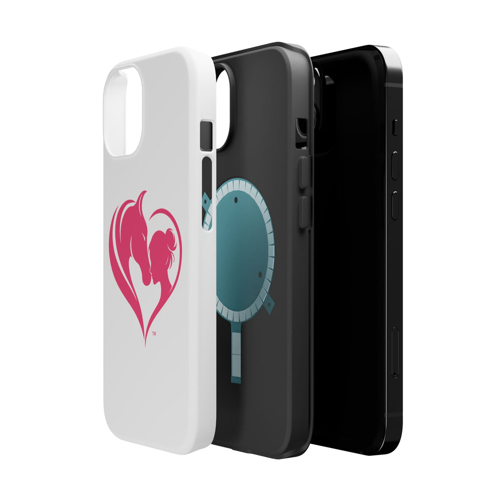 Horse Girl Heart, Stunning print Magnetic Impact-Resistant Cases HorseGirlsbrand