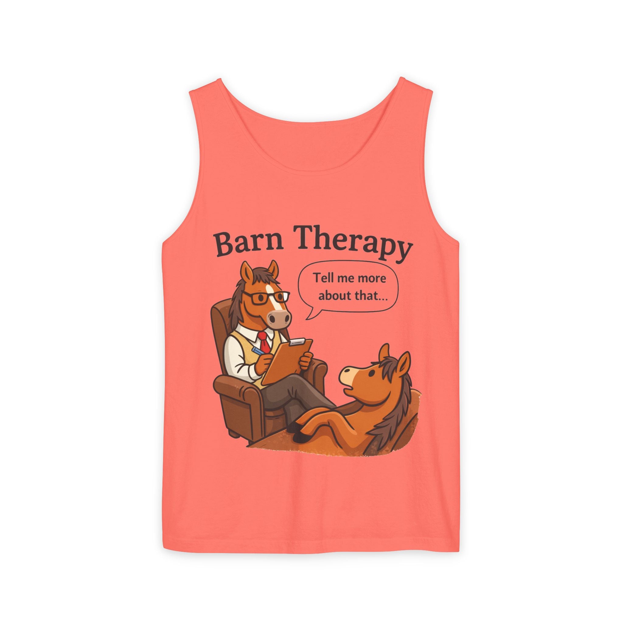 Barn Therapy Horse Tank Top |  HorseGirlsBrand