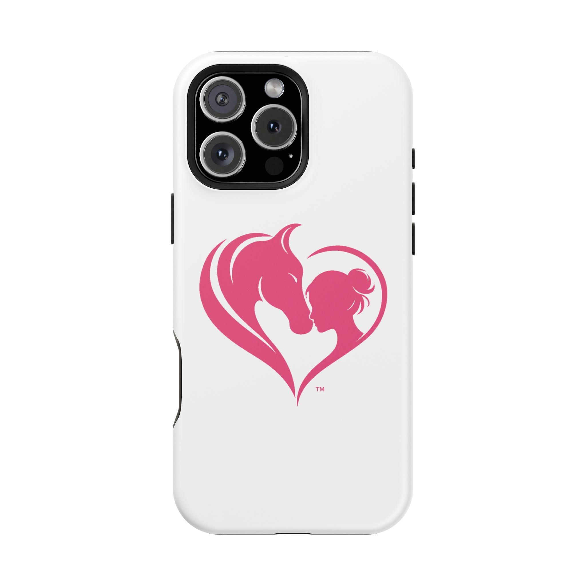 Horse Girl Heart, Stunning print Magnetic Impact-Resistant Cases HorseGirlsbrand