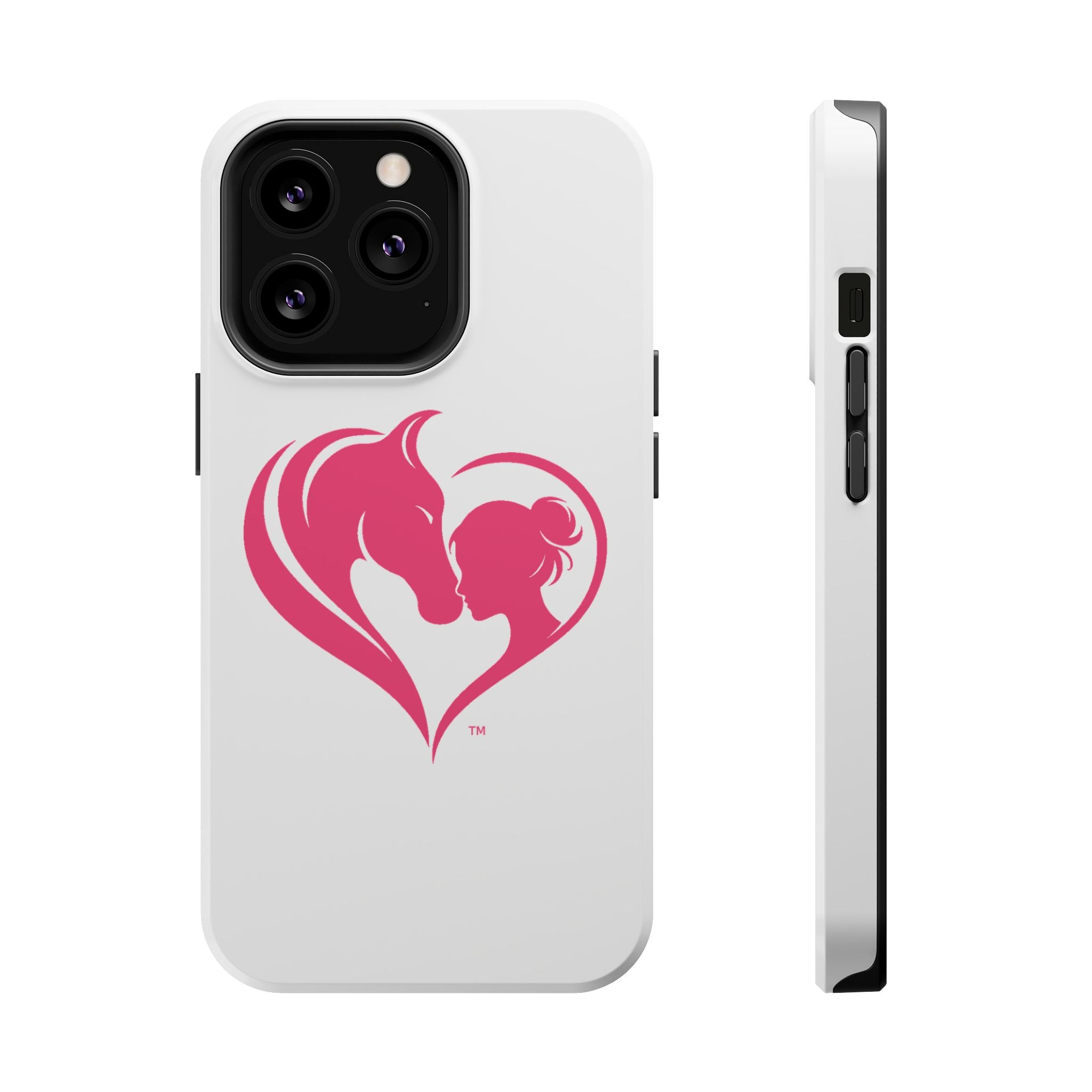 Horse Girl Heart, Stunning print Magnetic Impact-Resistant Cases HorseGirlsbrand