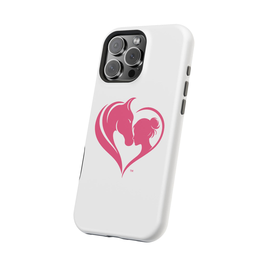 Horse Girl Heart, Stunning print Magnetic Impact-Resistant Cases HorseGirlsbrand