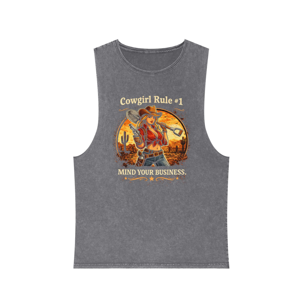 Cowgirl Rule #1 Mind Your Business Tank Top | HorseGirlsBrand