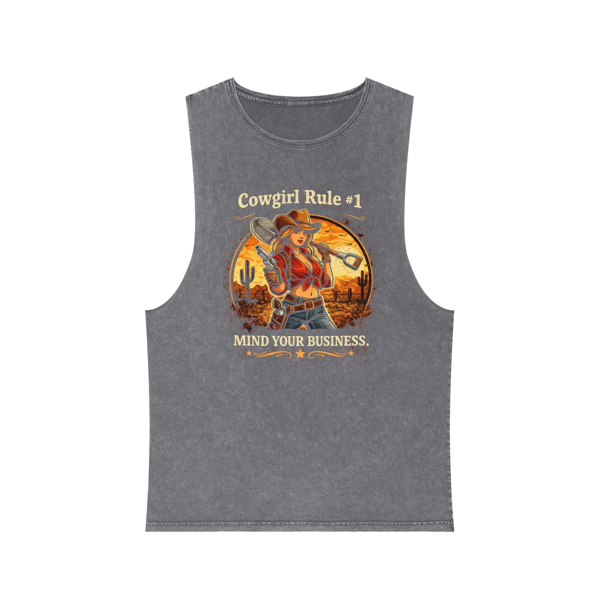 Cowgirl Rule #1 Mind Your Business Tank Top | HorseGirlsBrand