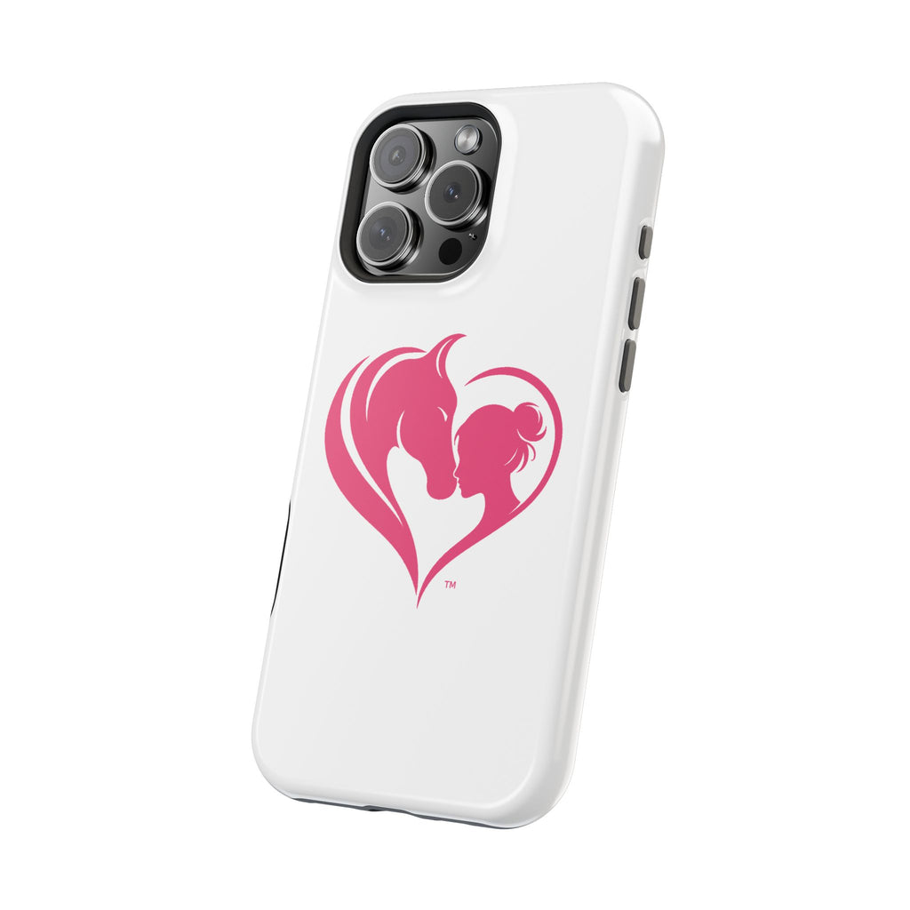 Horse Girl Heart, Stunning print Magnetic Impact-Resistant Cases HorseGirlsbrand