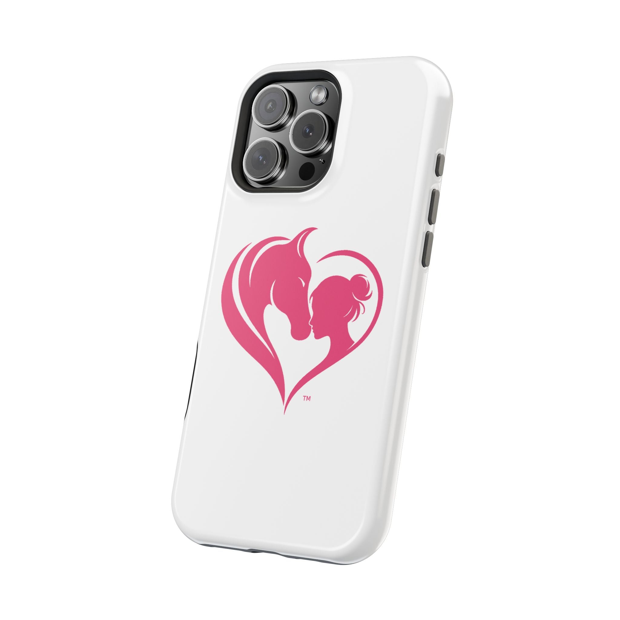Horse Girl Heart, Stunning print Magnetic Impact-Resistant Cases HorseGirlsbrand