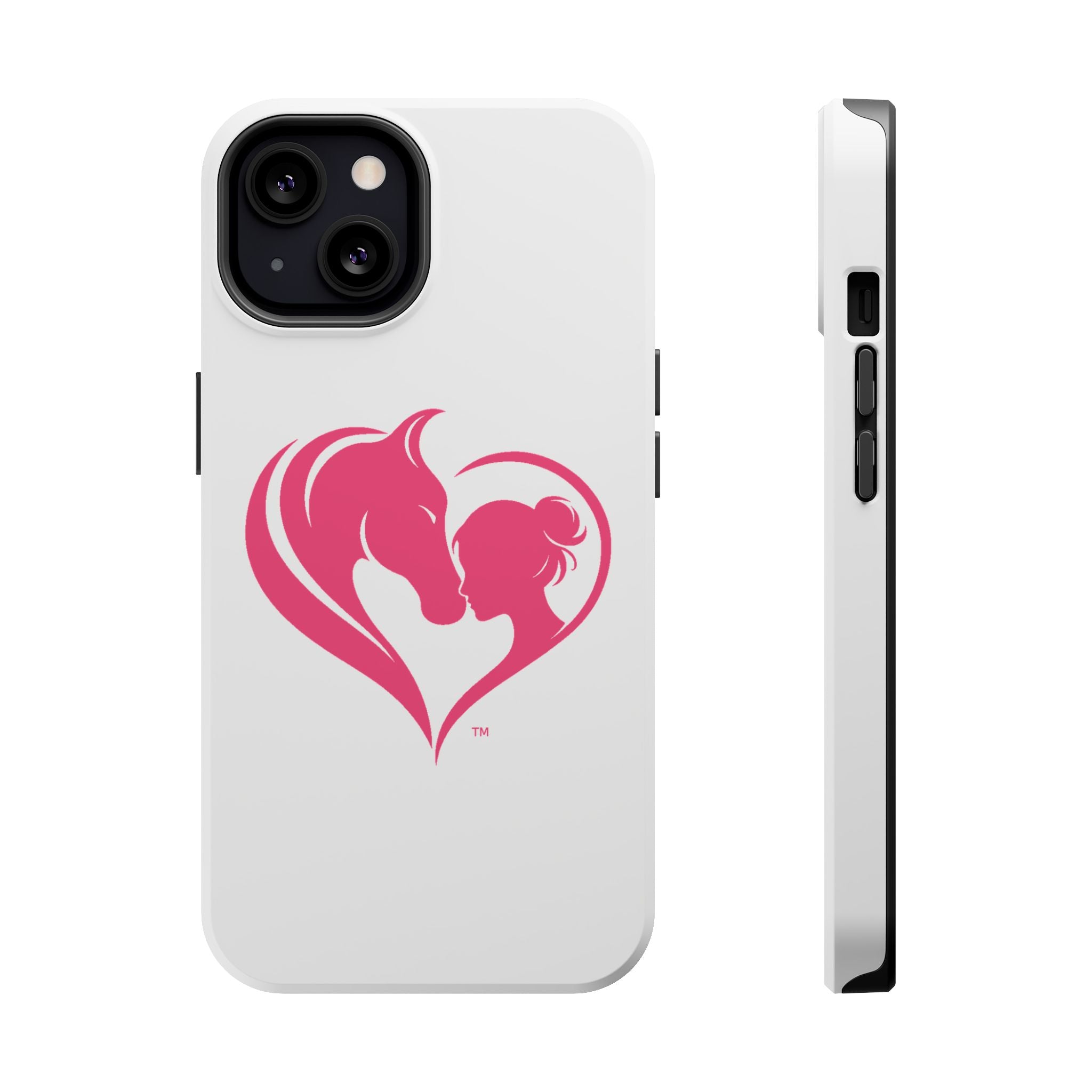 Horse Girl Heart, Stunning print Magnetic Impact-Resistant Cases HorseGirlsbrand