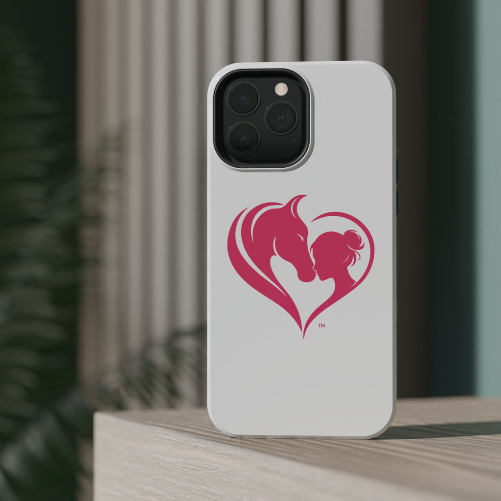 Horse Girl Heart, Stunning print Magnetic Impact-Resistant Cases HorseGirlsbrand