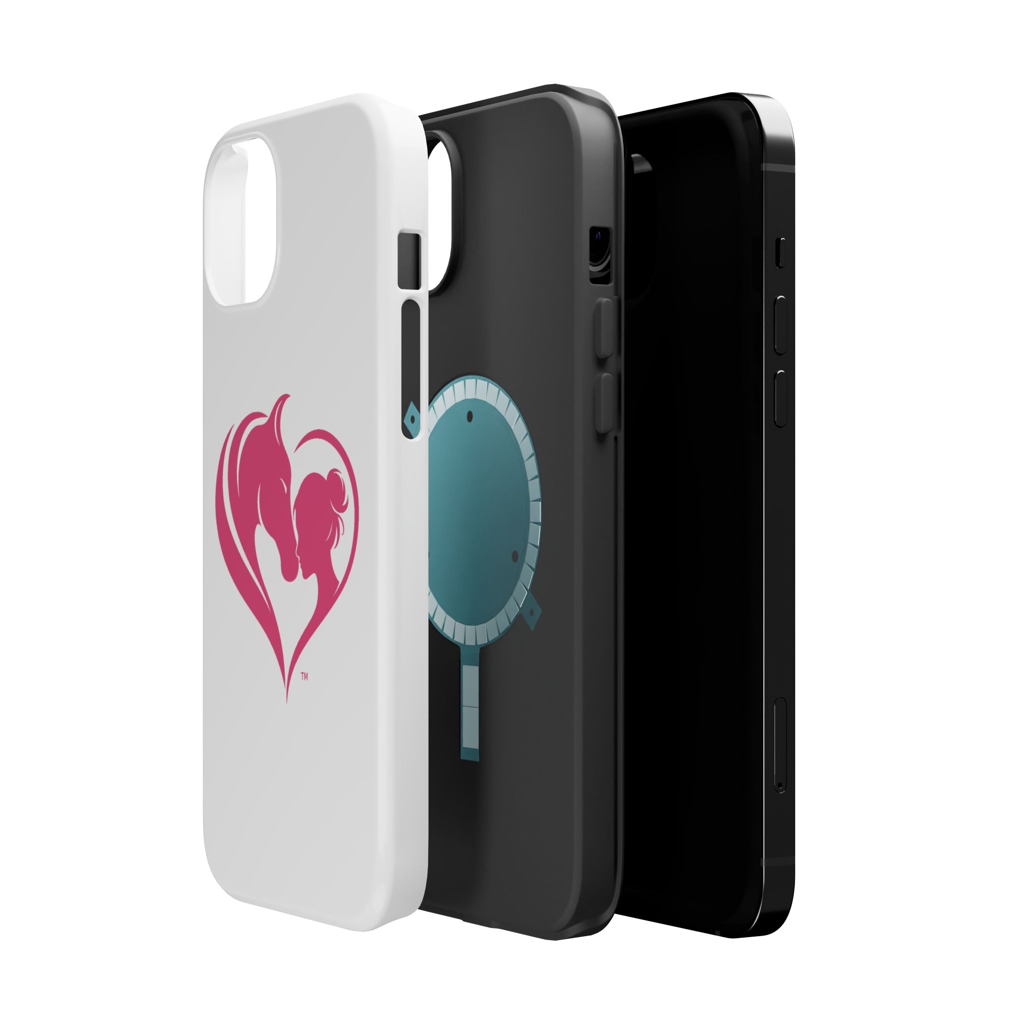 Horse Girl Heart, Stunning print Magnetic Impact-Resistant Cases HorseGirlsbrand