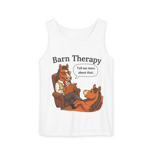 Barn Therapy Horse Tank Top |  HorseGirlsBrand