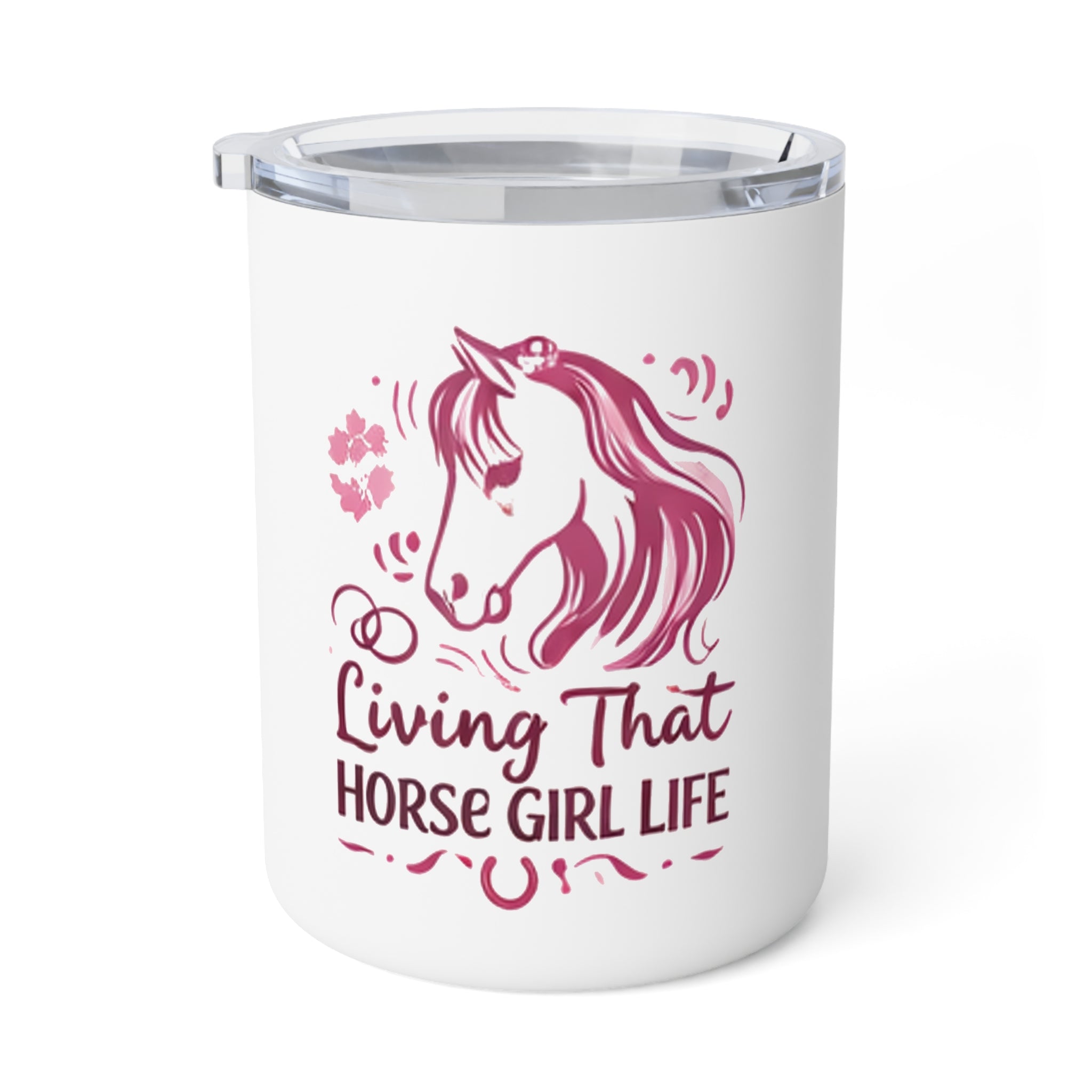 Living That Horse Girl Life Insulated Mug | 10oz Travel Tumbler, HorseGirlsBrand