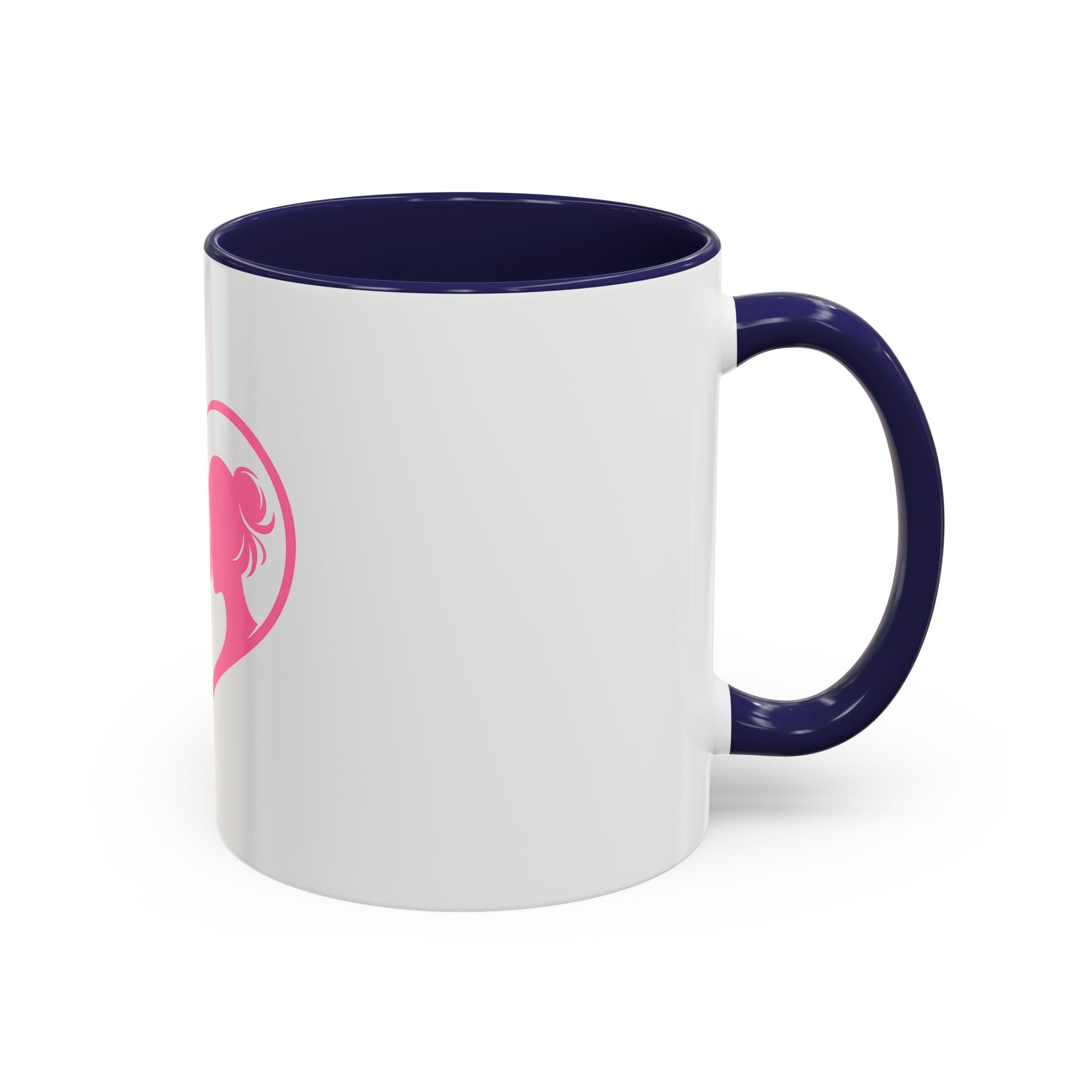 Heart Logo Accent Coffee Mug  Horse & Girl Silhouette for Horse Lovers 11/15oz HorseGirlsBrand