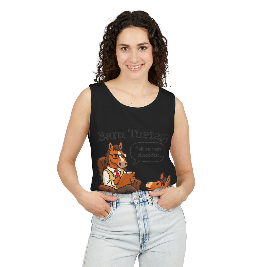 Barn Therapy Horse Tank Top |  HorseGirlsBrand