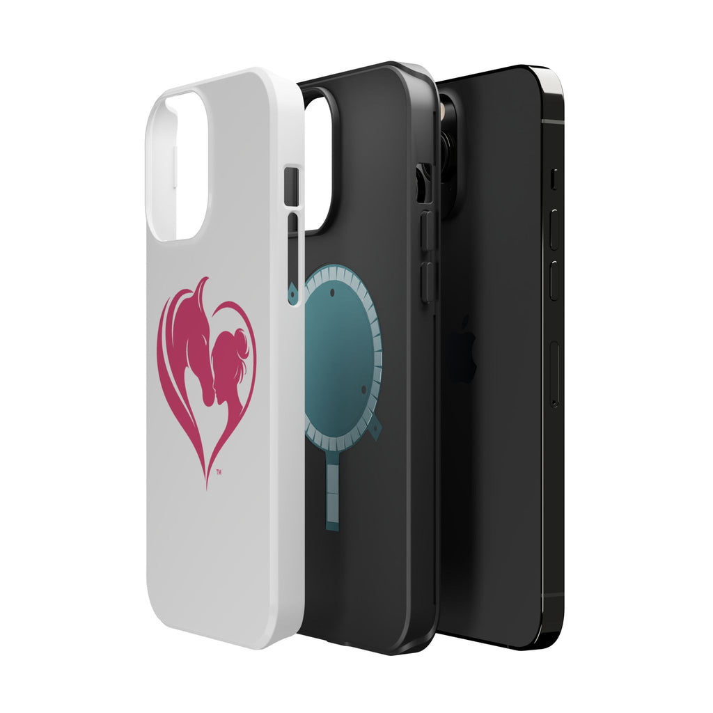 Horse Girl Heart, Stunning print Magnetic Impact-Resistant Cases HorseGirlsbrand